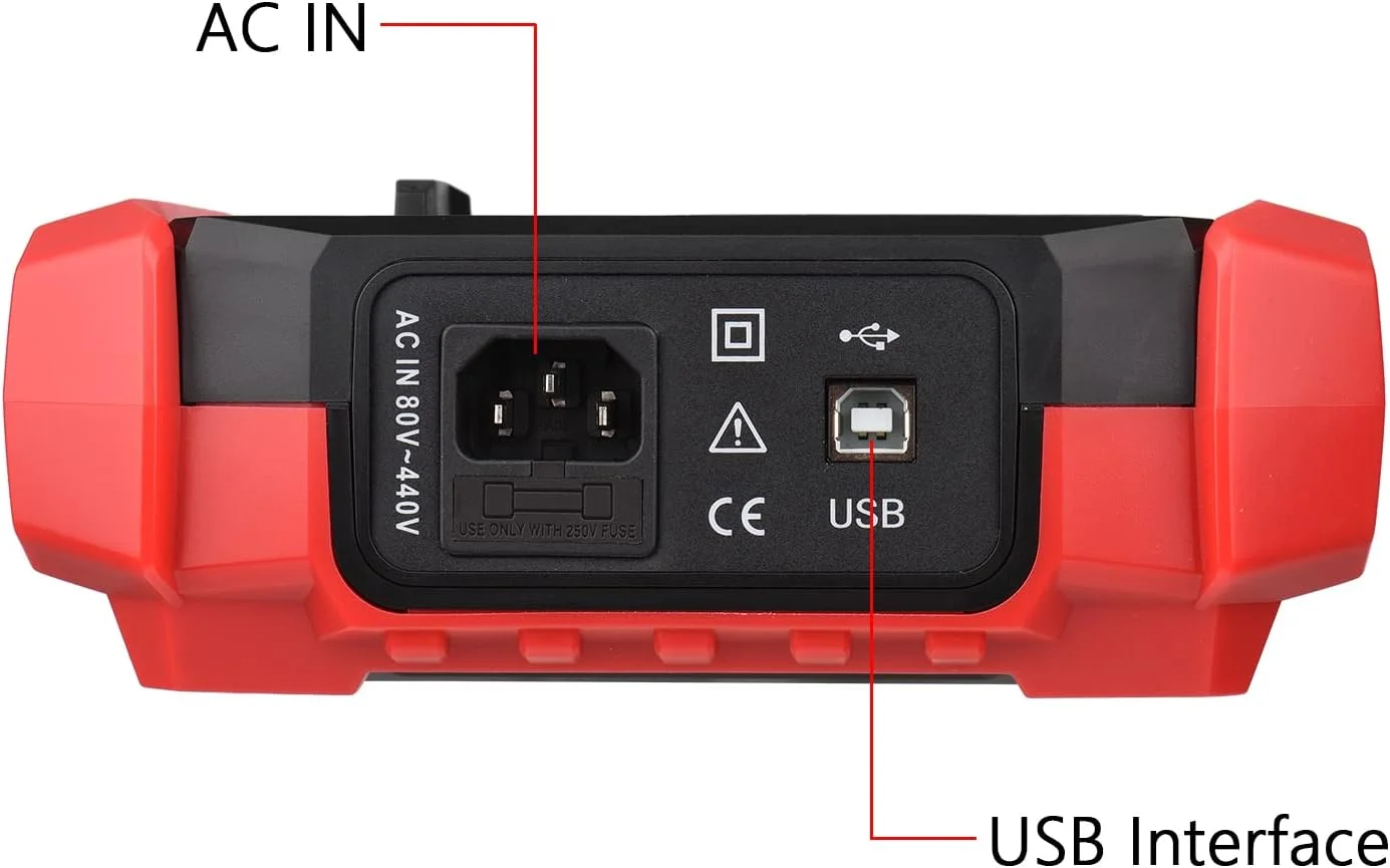 فاوونو HT5910 تستر دیجیتال مقاومت LCD 4.7 اینچی، تستر کلید نشتی RCD/Loop، ذخیره سازی 1000 داده، مگا اهم متر، ولت متر با نور پس زمینه فاوونو HT5910 تستر دیجیتال مقاومت LCD 4.7 اینچی، تستر کلید نشتی RCD/Loop، ذخیره سازی 1000 داده، مگا اهم متر، ولت متر با نور پس زمینه