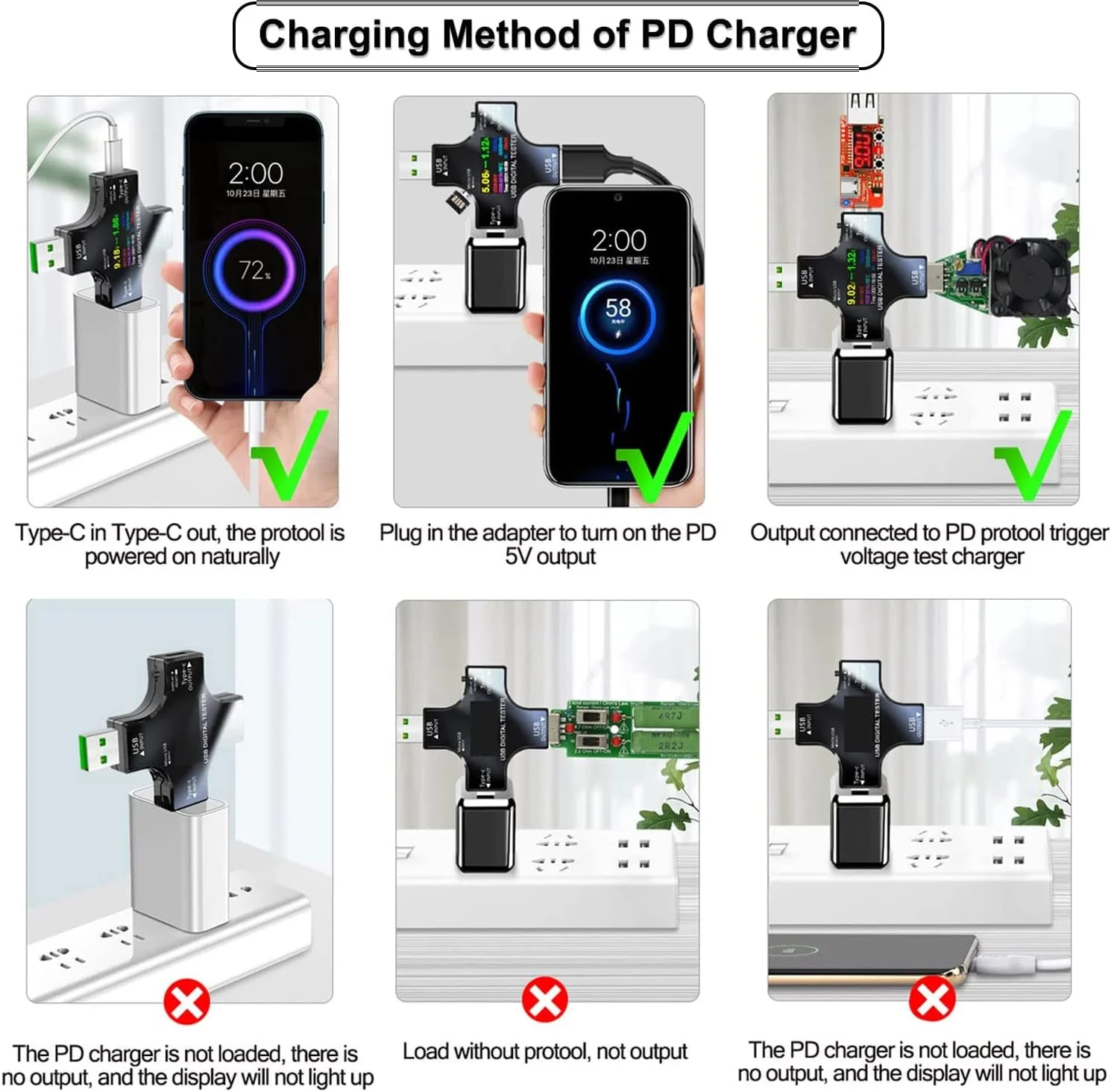 تستر USB C اکسفور 2 در 1، تستر USB C تایپ-سی، صفحه نمایش رنگی IPS، مولتی متر دیجیتال، آمپراژ، توان، ولتاژ، مقاومت، دما، آشکارساز ظرفیت و بررسی کننده شارژ USB آمپراژ تستر USB C اکسفور 2 در 1، تستر USB C تایپ-سی، صفحه نمایش رنگی IPS، مولتی متر دیجیتال، آمپراژ، توان، ولتاژ، مقاومت، دما، آشکارساز ظرفیت و بررسی کننده شارژ USB آمپراژ