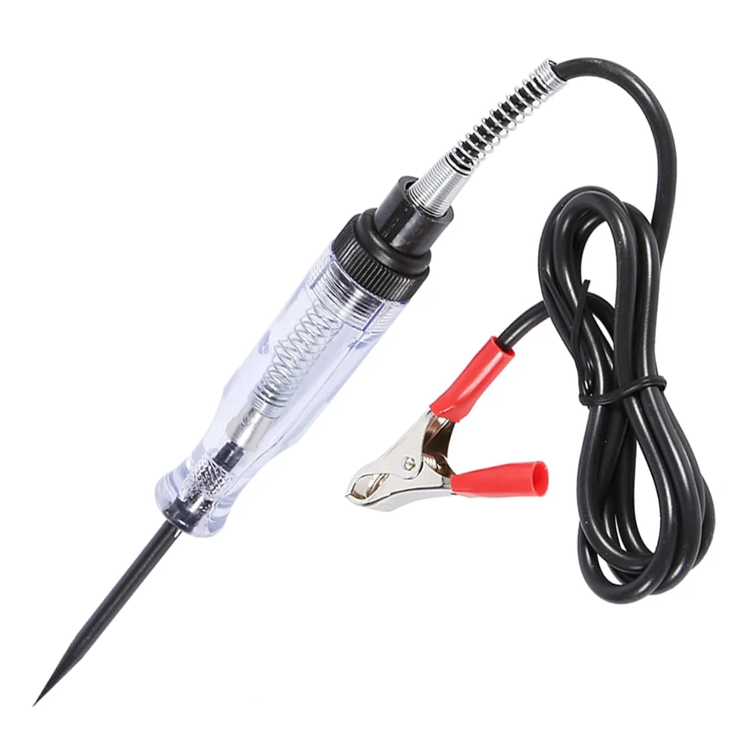 تستر سیم برق، چراغ تست ال سی دی دیجیتال سنگین با سیم فنری بلند، تستر ولتاژ خودرو برای بررسی مدارها و سوئیچ ها تستر سیم برق، چراغ تست ال سی دی دیجیتال سنگین با سیم فنری بلند، تستر ولتاژ خودرو برای بررسی مدارها و سوئیچ ها