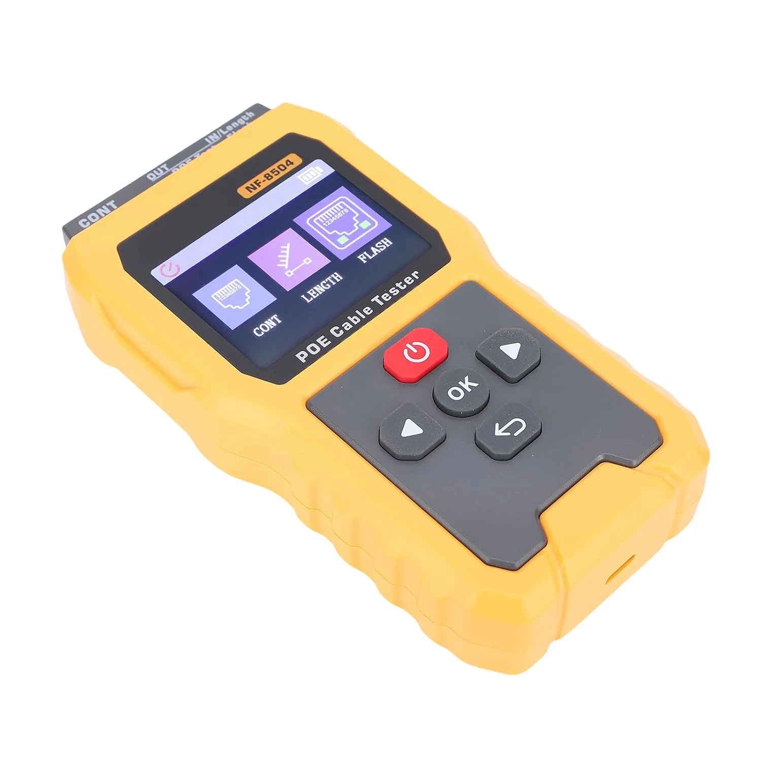 تستر کابل PoE Jiawu، تستر قدرتمند کابل اترنت برای PoE، اندازه گیری طول، تست پیوستگی، ایده آل برای متخصصان و مهندسان IT تستر کابل PoE Jiawu، تستر قدرتمند کابل اترنت برای PoE، اندازه گیری طول، تست پیوستگی، ایده آل برای متخصصان و مهندسان IT