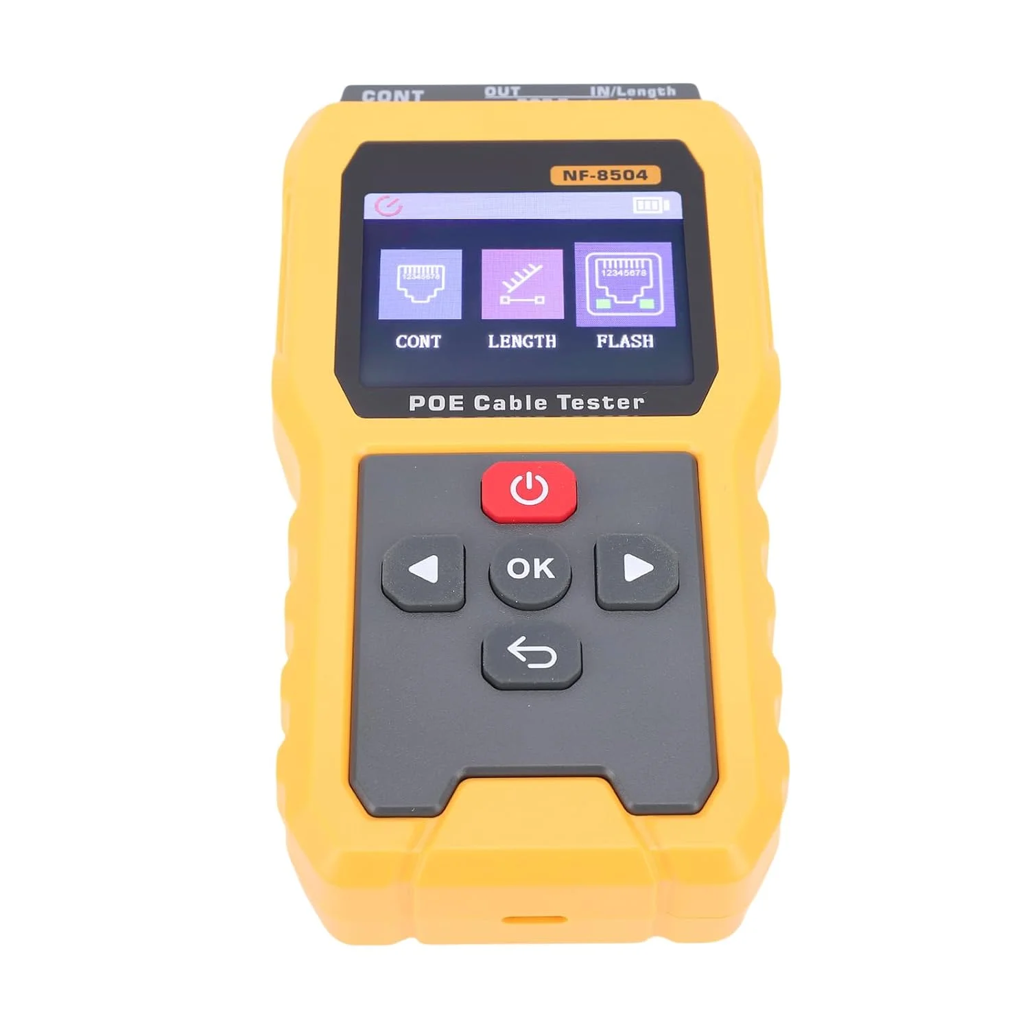 تستر کابل PoE Jiawu، تستر قدرتمند کابل اترنت برای PoE، اندازه گیری طول، تست پیوستگی، ایده آل برای متخصصان و مهندسان IT تستر کابل PoE Jiawu، تستر قدرتمند کابل اترنت برای PoE، اندازه گیری طول، تست پیوستگی، ایده آل برای متخصصان و مهندسان IT