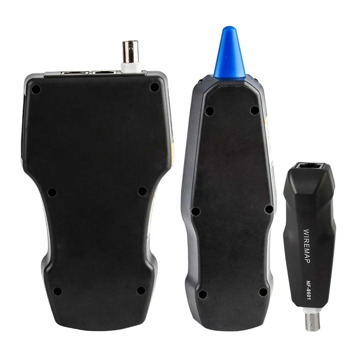 تستر چند منظوره کابل شبکه فیبر نوری NF-8601S RJ45 RJ11، تستر طول TDR با قابلیت تشخیص سیم کشی پورت/PING/PoE برای تشخیص عیوب فیبر نوری