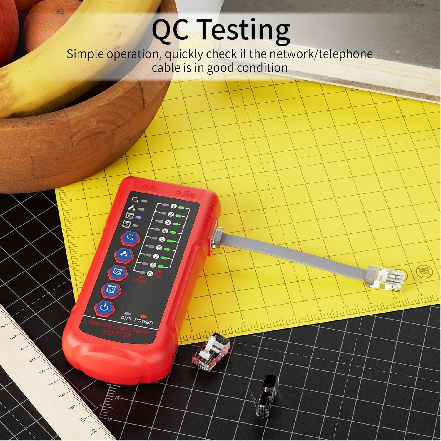 کیت تستر کابل شبکه چند منظوره Jiawu، شامل فرستنده و گیرنده با قابلیت تنظیم حساسیت و عملکرد ترجمه چینی برای کابل های CAT5 و CAT6، ایده آل برای کاربران خانگی و علاقه مندان به DIY کیت تستر کابل شبکه چند منظوره Jiawu، شامل فرستنده و گیرنده با قابلیت تنظیم حساسیت و عملکرد ترجمه چینی برای کابل های CAT5 و CAT6، ایده آل برای کاربران خانگی و علاقه مندان به DIY