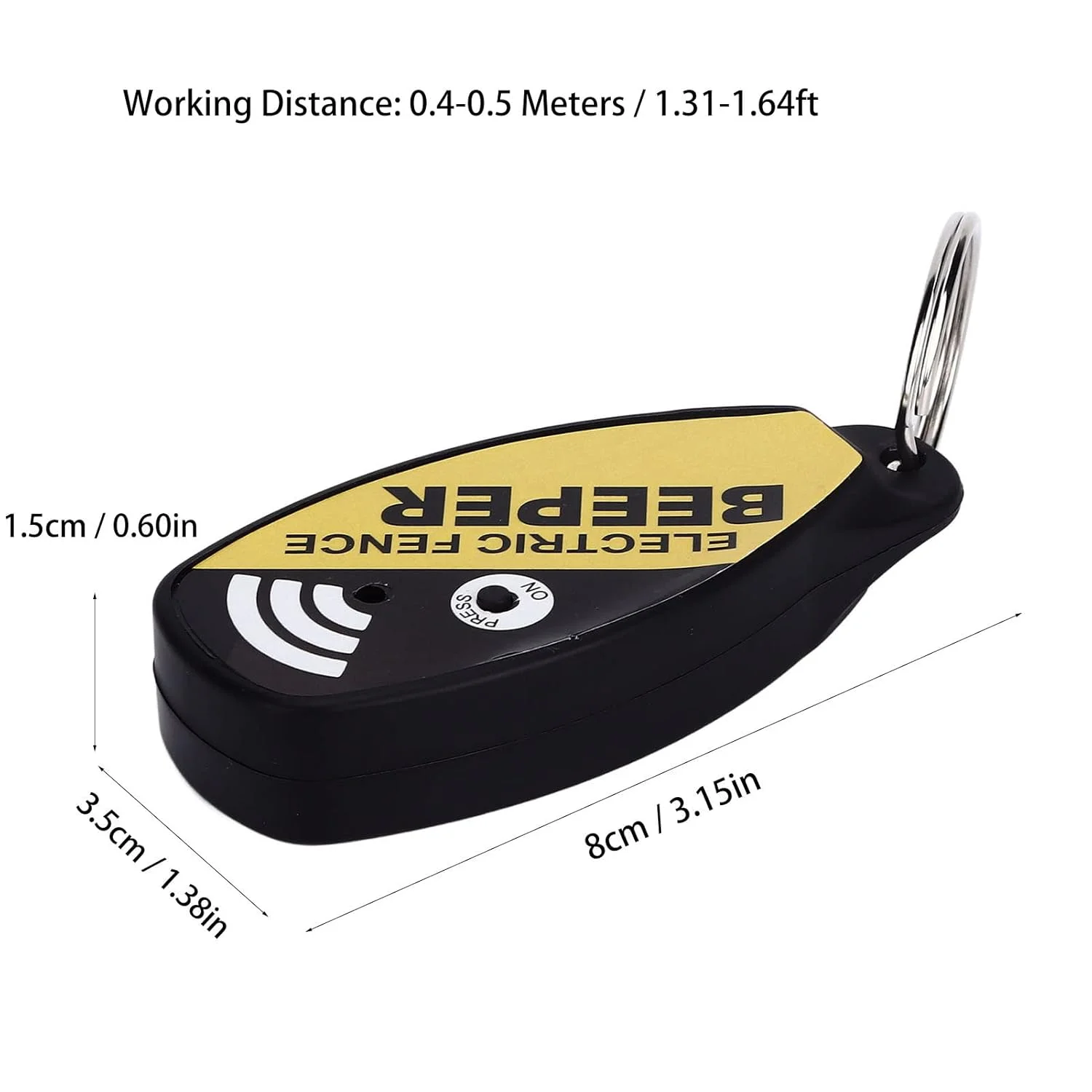 تستر ولتاژ حصار الکتریکی Phefop با کلید روشن/خاموش برای حصارهای کشاورزی، مزارع، محوطه های دام برای اسب، گوسفند، حیوانات خانگی، ولتاژ الکتریکی