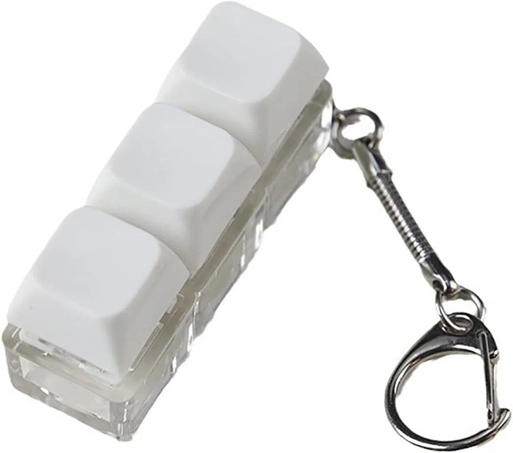 جاکلیدی تست سوییچ کیبورد مکانیکی، ابزار کاهش استرس با نور LED، ابزار تست 2 کلید، 3 کلید، 4 کلید