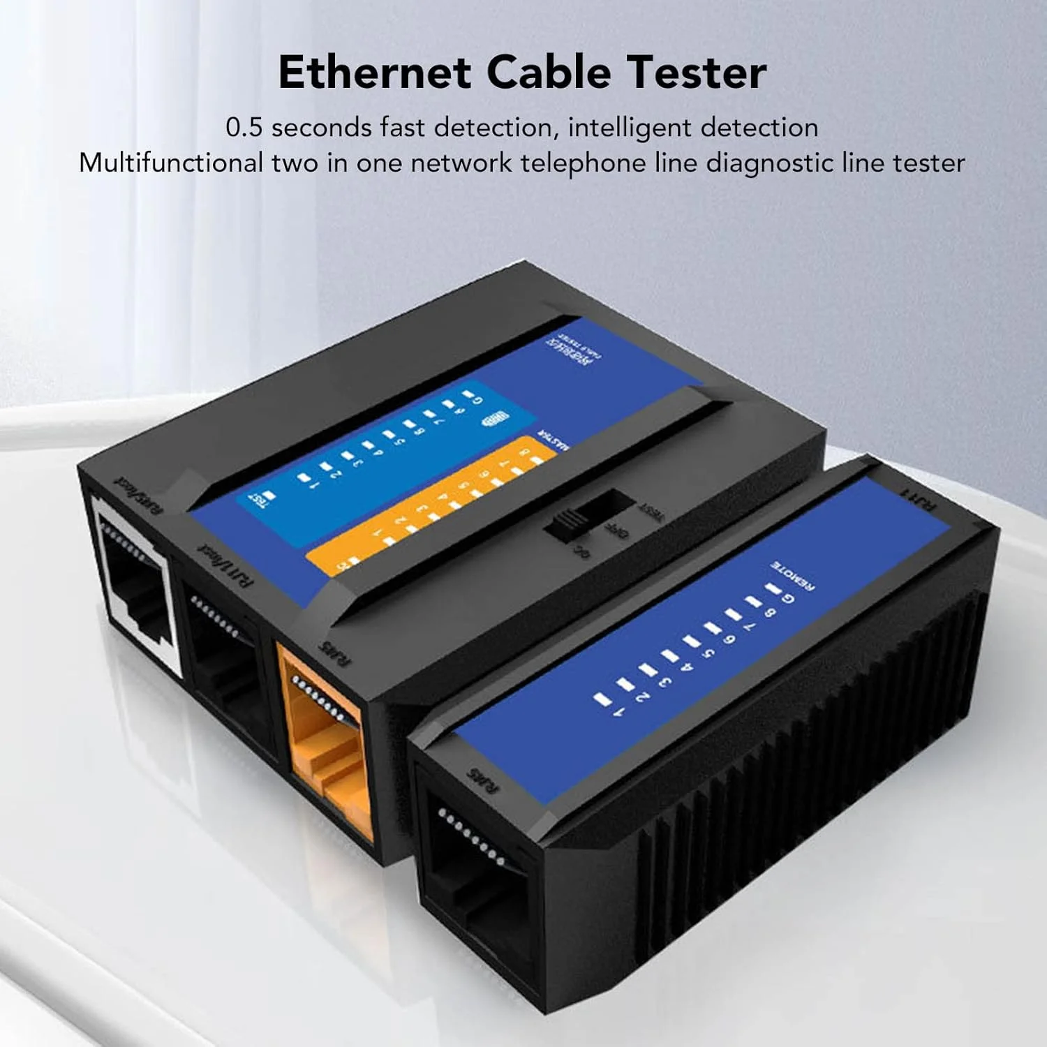 تستر اترنت برای تست پورت اترنت کابل RJ45 برای نصاب ها و متخصصان IT تستر اترنت برای تست پورت اترنت کابل RJ45 برای نصاب ها و متخصصان IT