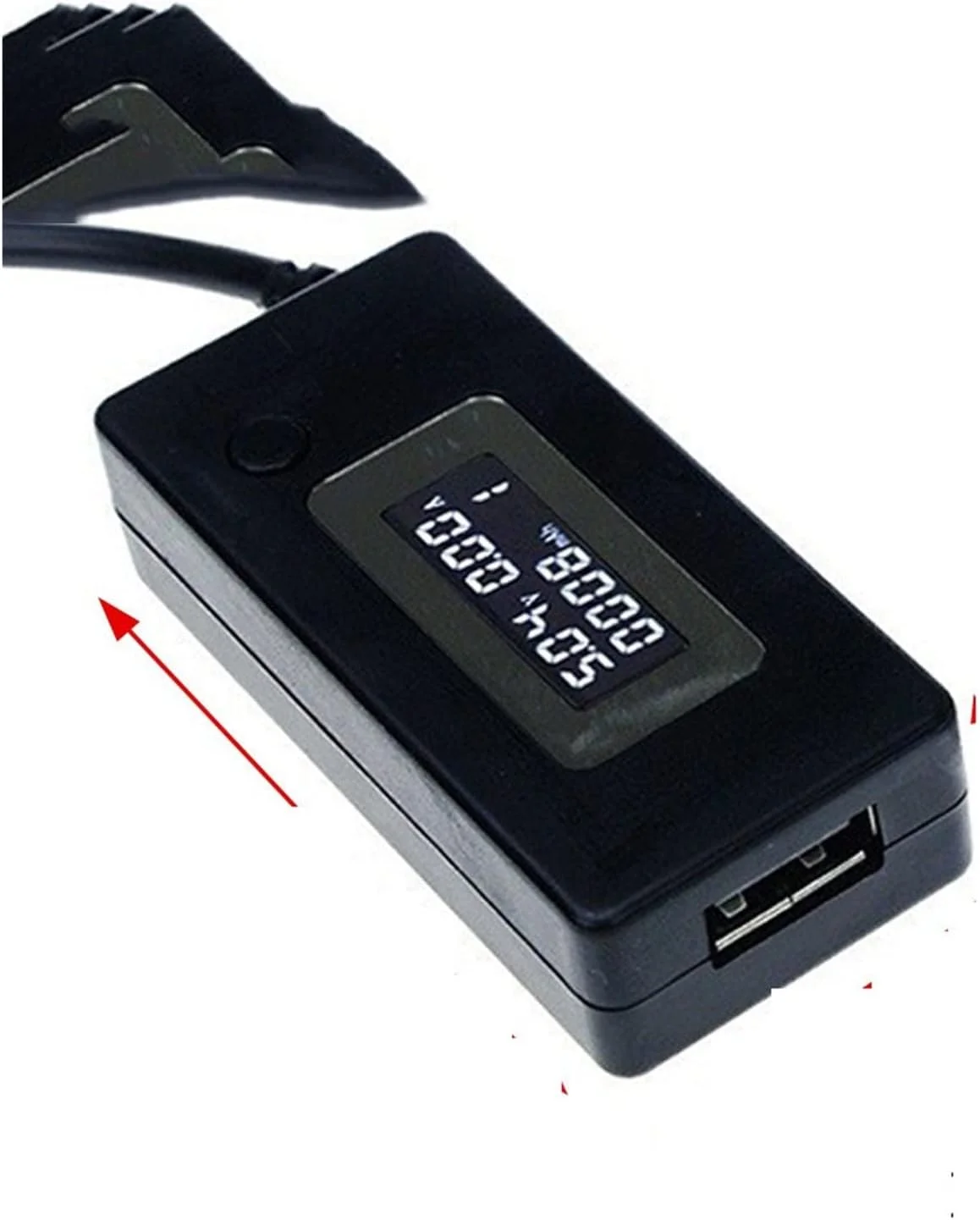 تستر جریان و ولتاژ USB مدل STUFY با صفحه نمایش LCD، مقاومت بار 2A/1A و کلید (سایز: سفید) تستر جریان و ولتاژ USB مدل STUFY با صفحه نمایش LCD، مقاومت بار 2A/1A و کلید (سایز: سفید)