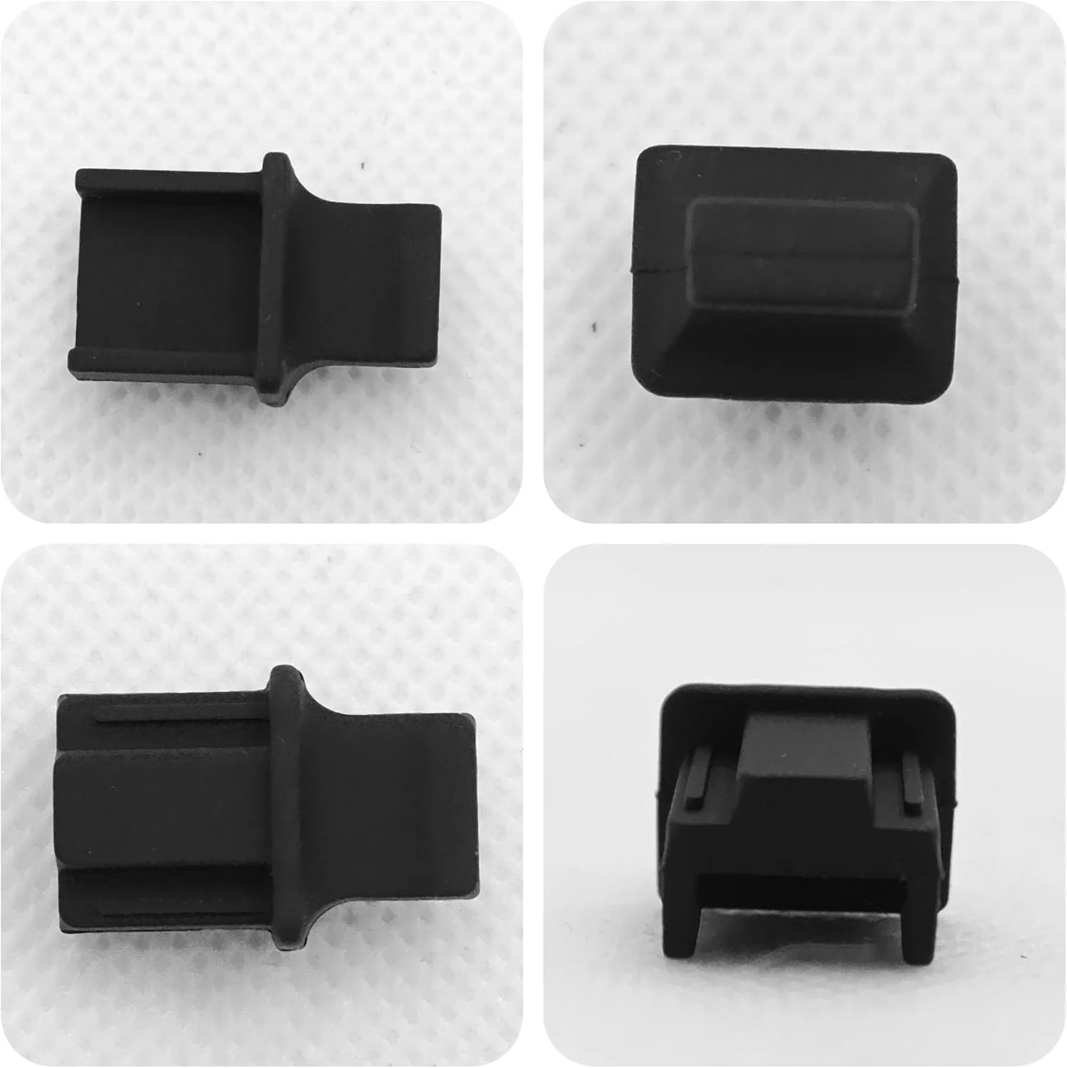 درپوش محافظ پورت RJ45 بوچیلو، 30 عددی، محافظ سیلیکونی پورت اترنت برای روتر سوئیچ شبکه، درپوش محافظ جک LAN برای تجهیزات مسی و فیبر، مشکی