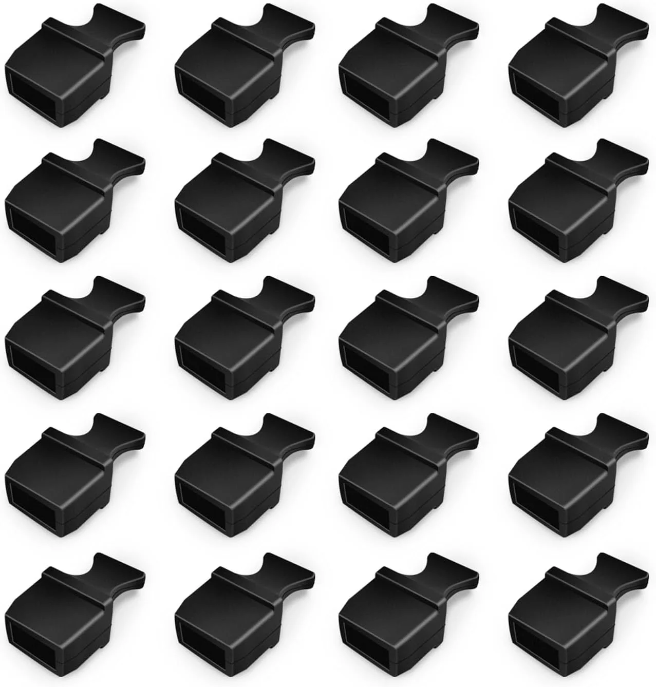 درپوش های ضد گرد و غبار SFP، محافظ پورت مناسب برای اسلات باز SFP/SFP+ در سوئیچ/روتر شبکه/کارت رابط شبکه، سیلیکونی نرم و بادوام نوع C، بسته 50 عددی