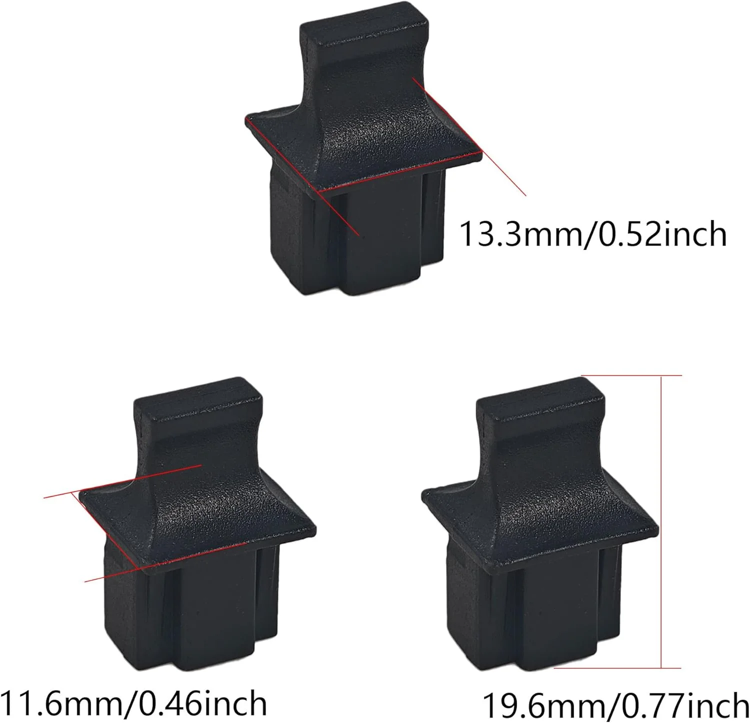 20 عدد درپوش محافظ پورت RJ45، محافظ پلاستیکی پورت شبکه برای سوئیچ اترنت، روتر، هاب و کارت شبکه (مشکی)