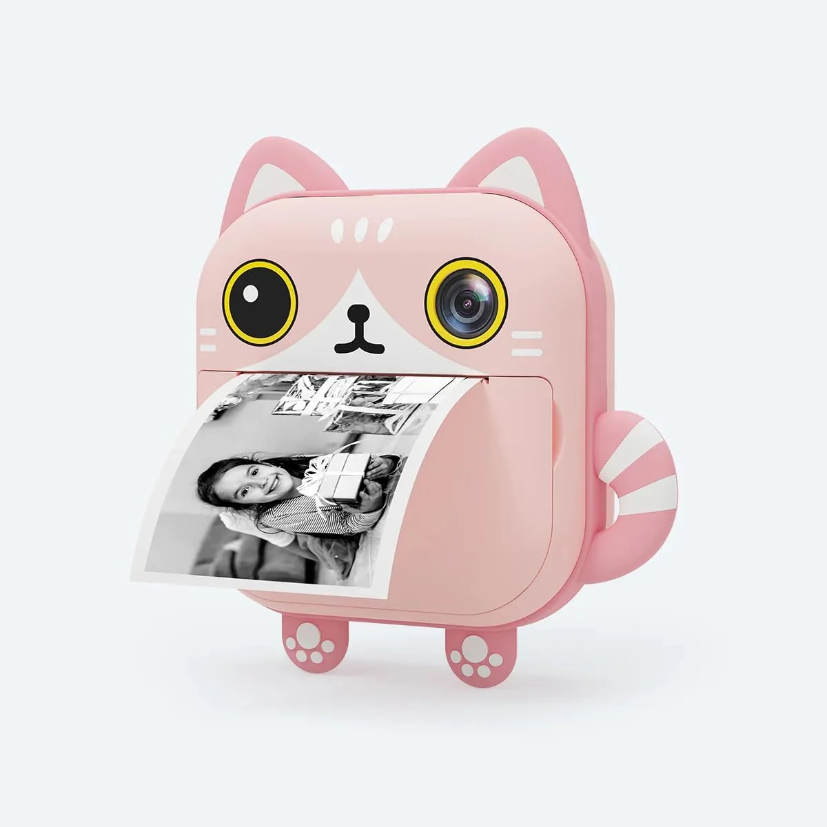 دوربین چاپ فوری کودکانه Rebel by Renascence Kids، دوربین مینی حرارتی چاپگر، کارت حافظه 32 گیگابایتی، صفحه نمایش 2.4 اینچی، فیلمبرداری 1080P HD، عکس 48 مگاپیکسلی، دوربین دوگانه، شامل 2 رول (گربه صورتی) دوربین چاپ فوری کودکانه Rebel by Renascence Kids، دوربین مینی حرارتی چاپگر، کارت حافظه 32 گیگابایتی، صفحه نمایش 2.4 اینچی، فیلمبرداری 1080P HD، عکس 48 مگاپیکسلی، دوربین دوگانه، شامل 2 رول (گربه صورتی)