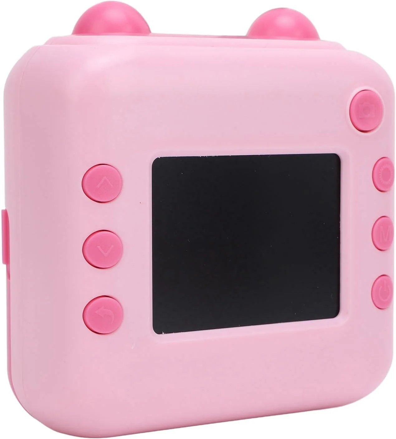 دوربین فوری چاپ RIZGHWOY 50MP 1080P با صفحه نمایش 2.4 اینچی و باتری بادوام، دوربین چاپ فوری جمع و جور برای علاقه مندان به عکاسی (رزی)