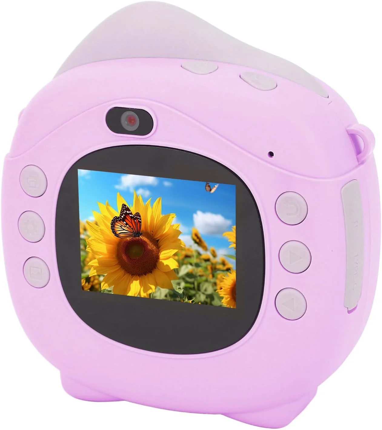 دوربین چاپ فوری VELATEMOR، دوربین دیجیتال فوری با زوم چندگانه، صفحه نمایش شفاف HD، پشتیبانی از سلفی با بند گردنی برای مسافرت (64 گیگابایت)