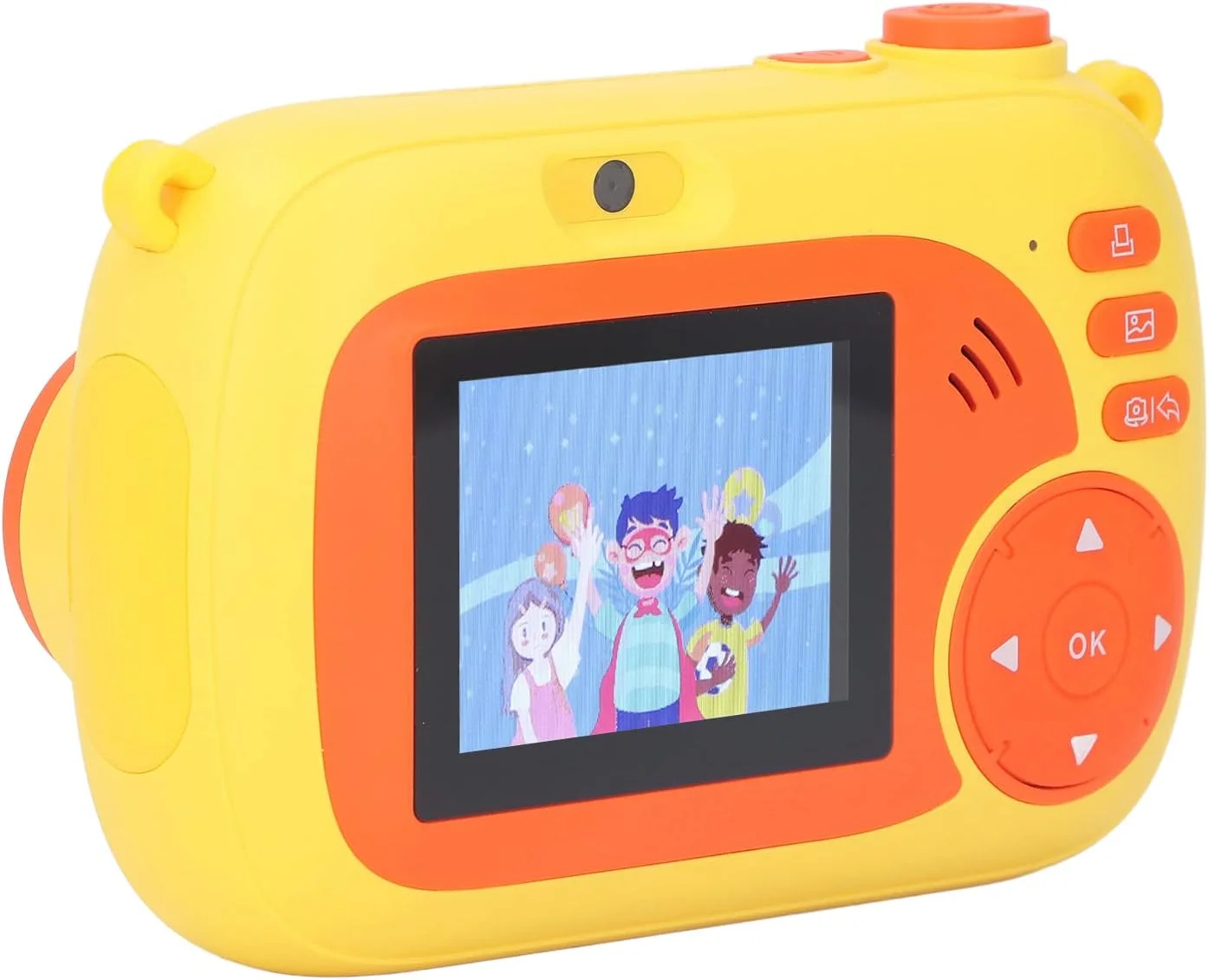 دوربین چاپ فوری کودکانه Vomeko، دوربین فیلمبرداری سلفی چاپ حرارتی اسباب بازی صفحه نمایش HD 2.4 اینچی برای تولد کودکان