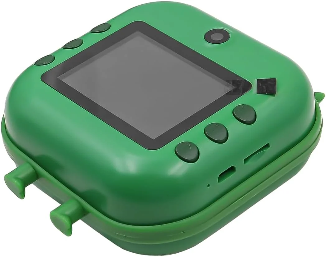 دوربین چاپ فوری کودکانه، دوربین عکس مینیاتوری دایناسور با 2 رول کاغذ چاپ برای پسران و دختران 48 مگاپیکسل 2.4 اینچ