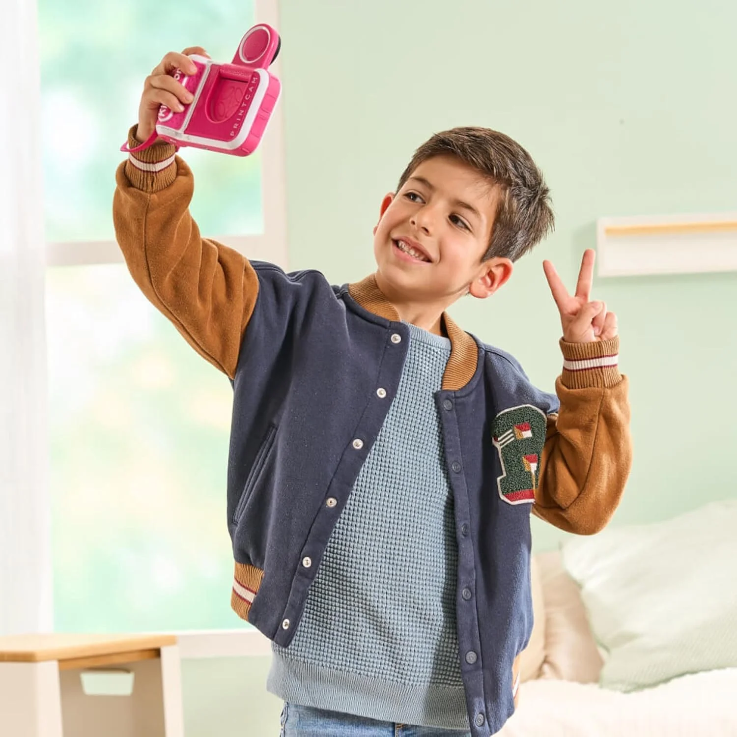 دوربین چاپ فوری کودکانه Vtech KidiZoom صورتی - دوربین کودکانه فوری با قابلیت چاپ، سلفی و فیلمبرداری، افکت ها، بازی ها و موارد دیگر، برای کودکان 4 تا 12 سال دوربین چاپ فوری کودکانه Vtech KidiZoom صورتی - دوربین کودکانه فوری با قابلیت چاپ، سلفی و فیلمبرداری، افکت ها، بازی ها و موارد دیگر، برای کودکان 4 تا 12 سال