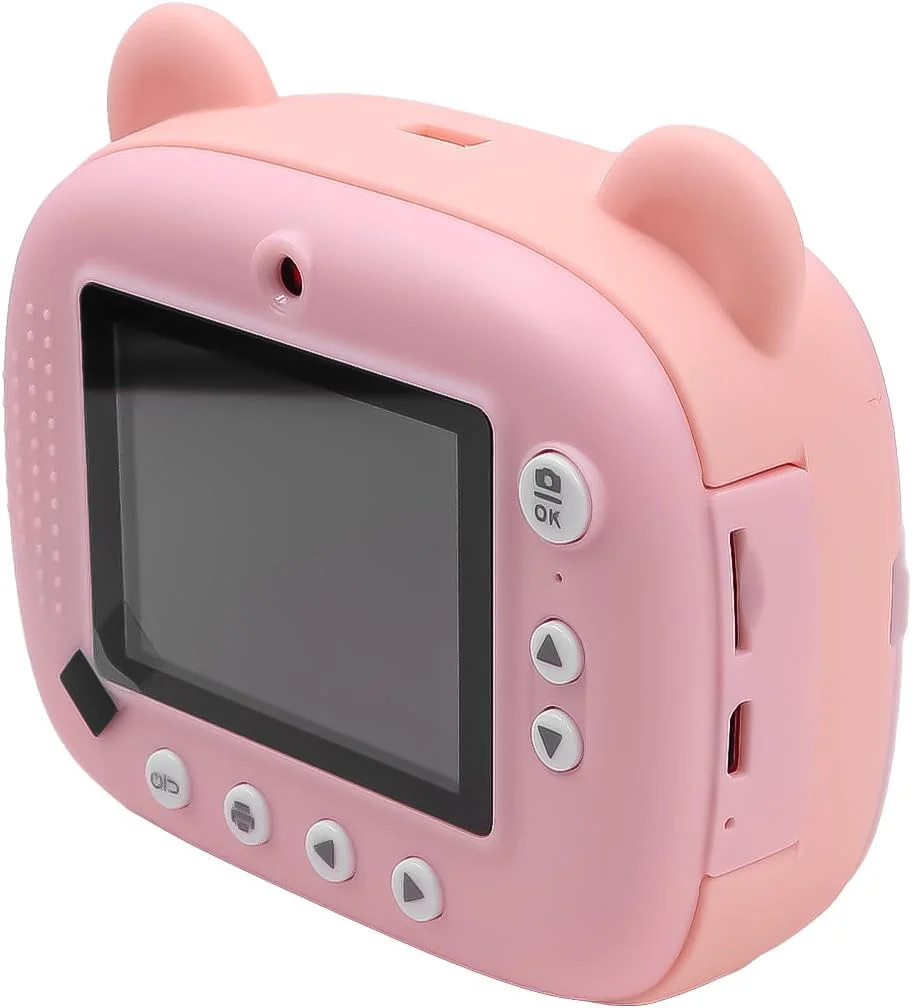 دوربین فوری 2.4 اینچی برای کودکان، دوربین عکس فوری با کاغذ چاپ و کارت حافظه 32 گیگابایتی، دوربین اسباب بازی HD 1080P با دو لنز و قابلیت سلفی (صورتی) دوربین فوری 2.4 اینچی برای کودکان، دوربین عکس فوری با کاغذ چاپ و کارت حافظه 32 گیگابایتی، دوربین اسباب بازی HD 1080P با دو لنز و قابلیت سلفی (صورتی)