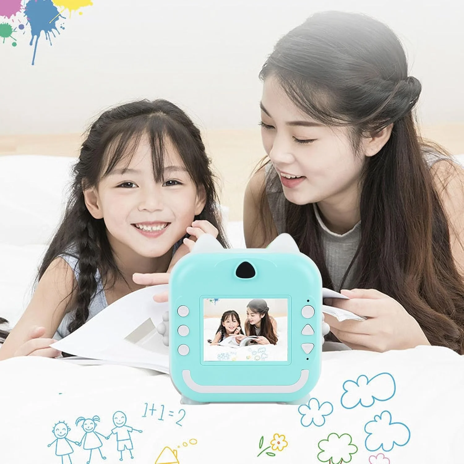 دوربین چاپ فوری XUMIUZIY با کیفیت 48 مگاپیکسل و فیلمبرداری 1080P HD، دارای قاب های قابل تنظیم و فیلترهای رنگی (-2214240186412) دوربین چاپ فوری XUMIUZIY با کیفیت 48 مگاپیکسل و فیلمبرداری 1080P HD، دارای قاب های قابل تنظیم و فیلترهای رنگی (-2214240186412)