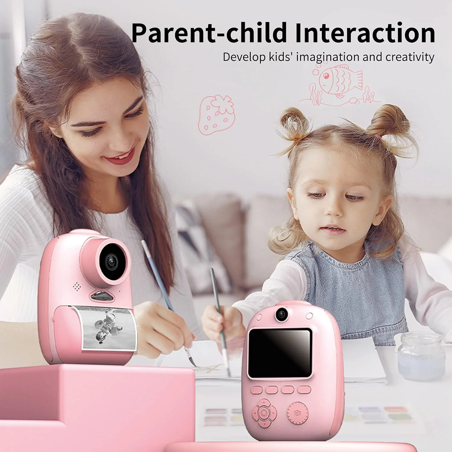 دوربین چاپ فوری D10، دوربین دیجیتال کوچک HD 1080P برای کودکان با نور LED، کاغذ چاپ، استیکر کارتونی، مداد رنگی، کارت TF 8G، پشتیبانی از بزرگنمایی 10 برابر برای پسران و دختران دوربین چاپ فوری D10، دوربین دیجیتال کوچک HD 1080P برای کودکان با نور LED، کاغذ چاپ، استیکر کارتونی، مداد رنگی، کارت TF 8G، پشتیبانی از بزرگنمایی 10 برابر برای پسران و دختران