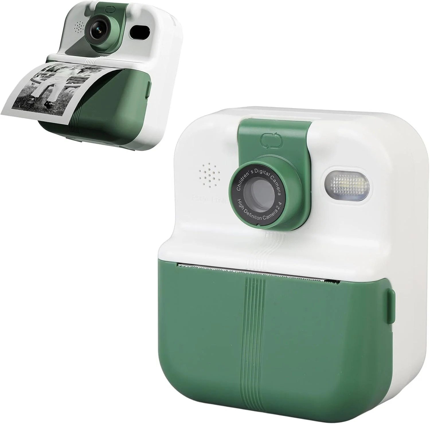 دوربین چاپ فوری Annadue با کاغذ چاپ، دوربین دیجیتال سلفی 48 مگاپیکسلی 1080P با صفحه نمایش 2.4 اینچی، لنز چرخان 180 درجه، پخش موسیقی و بازی، دوربین دیجیتال چاپ فوری برای مسافرت