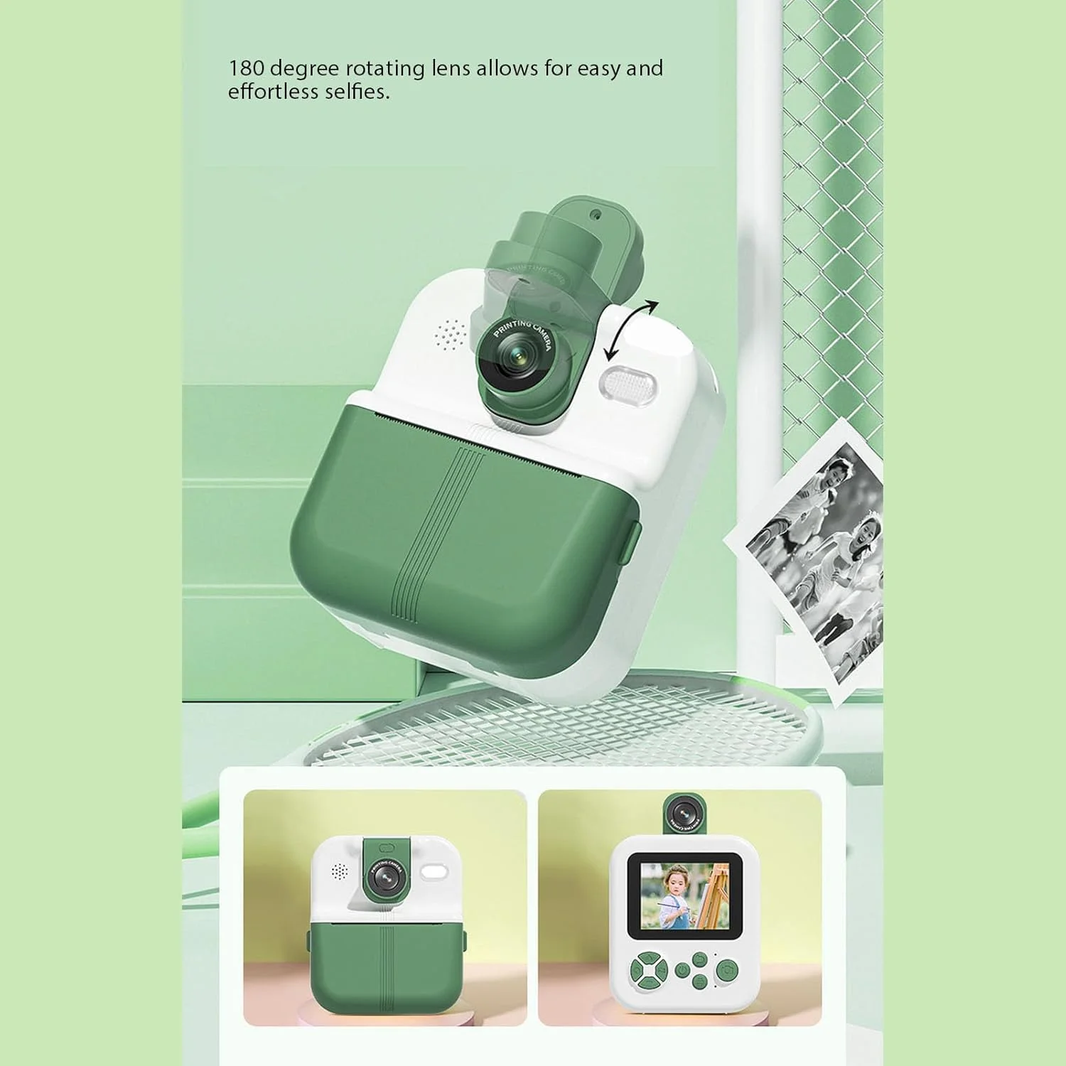 دوربین چاپ فوری Annadue با کاغذ چاپ، دوربین دیجیتال سلفی 48 مگاپیکسلی 1080P با صفحه نمایش 2.4 اینچی، لنز چرخان 180 درجه، پخش موسیقی و بازی، دوربین دیجیتال چاپ فوری برای مسافرت دوربین چاپ فوری Annadue با کاغذ چاپ، دوربین دیجیتال سلفی 48 مگاپیکسلی 1080P با صفحه نمایش 2.4 اینچی، لنز چرخان 180 درجه، پخش موسیقی و بازی، دوربین دیجیتال چاپ فوری برای مسافرت