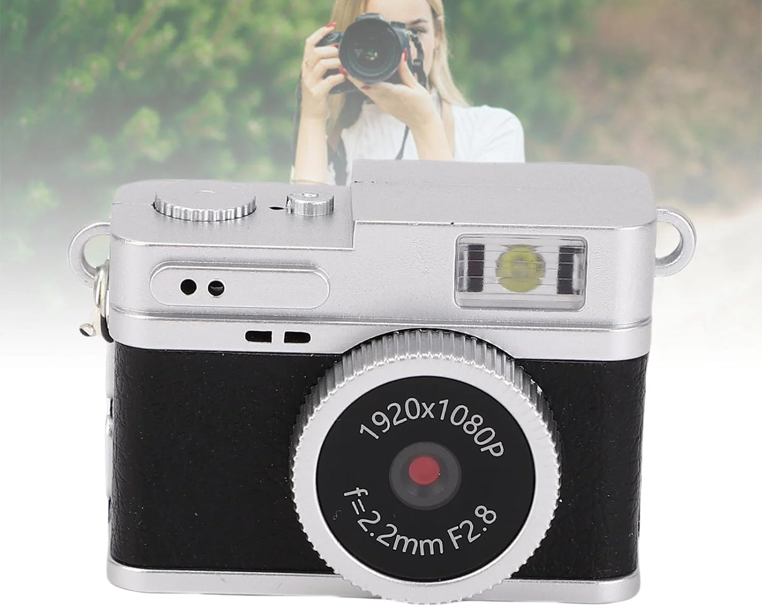 دوربین کوچک جاکلیدی Bewinner، دوربین دیجیتال 20 مگاپیکسلی FHD 1080P با صفحه نمایش 0.96 اینچی، دوربین های نوستالژی رترو کوچک FHD با نور LED داخلی، 120 دقیقه ضبط، برای دوچرخه سواری، کوهنوردی، مسافرت (مشکی) دوربین کوچک جاکلیدی Bewinner، دوربین دیجیتال 20 مگاپیکسلی FHD 1080P با صفحه نمایش 0.96 اینچی، دوربین های نوستالژی رترو کوچک FHD با نور LED داخلی، 120 دقیقه ضبط، برای دوچرخه سواری، کوهنوردی، مسافرت (مشکی)