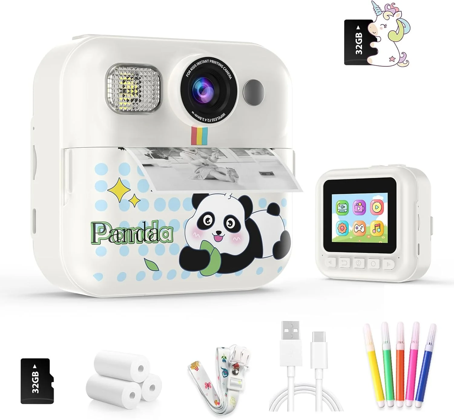 دوربین چاپ فوری کودکانه، فیلمبرداری HD 1080p و دوربین کودکانه برای دختران و پسران، دوربین فوری برای کودکان به همراه کارت حافظه 32 گیگابایتی و کاغذ چاپ، بهترین هدیه برای دختران و پسران 3 4 5 6 7 8 9+ ساله دوربین چاپ فوری کودکانه، فیلمبرداری HD 1080p و دوربین کودکانه برای دختران و پسران، دوربین فوری برای کودکان به همراه کارت حافظه 32 گیگابایتی و کاغذ چاپ، بهترین هدیه برای دختران و پسران 3 4 5 6 7 8 9+ ساله