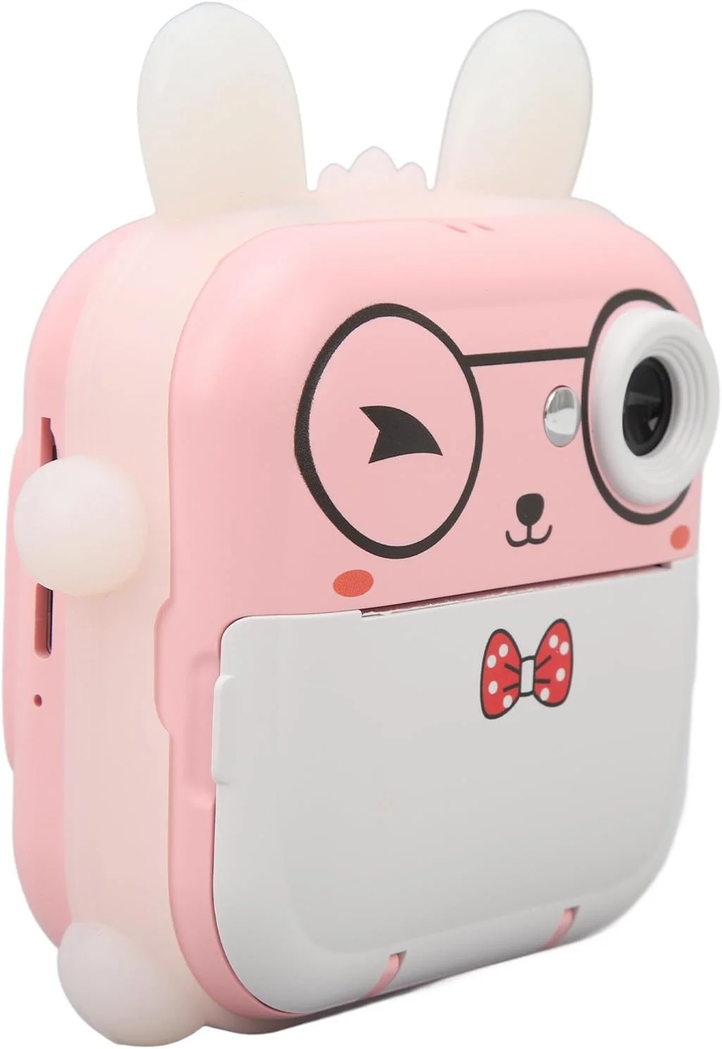 دوربین چاپ فوری کودکانه با طرح زیبا، دوربین 24 مگاپیکسلی با قاب عکس های جالب برای عکاسی خلاقانه کودکان (صورتی)