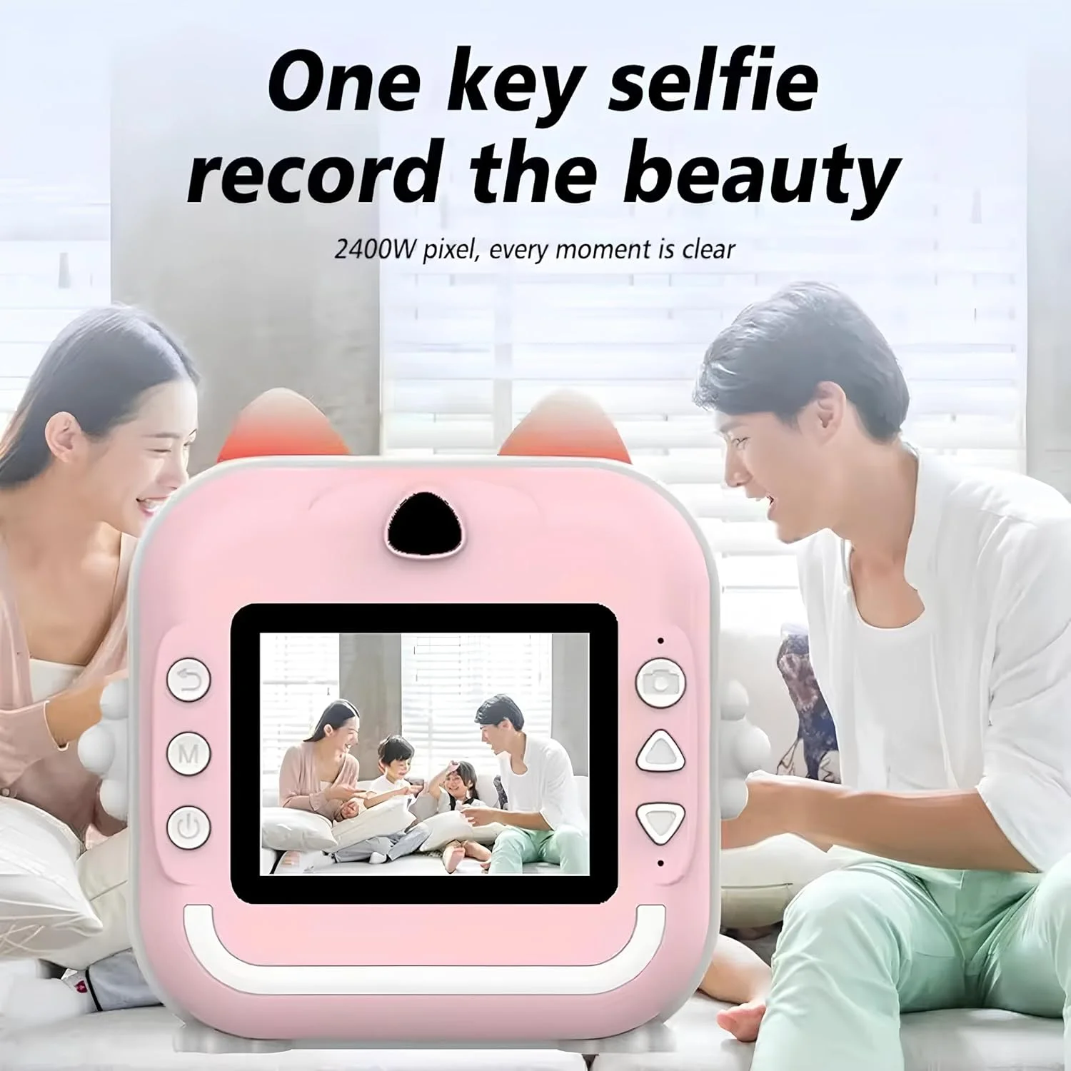 دوربین چاپ فوری کودکان، دوربین عکاسی و فیلمبرداری دیجیتال اسباب بازی، چاپگر حرارتی کوچک، هدیه تولد پسرانه و دخترانه