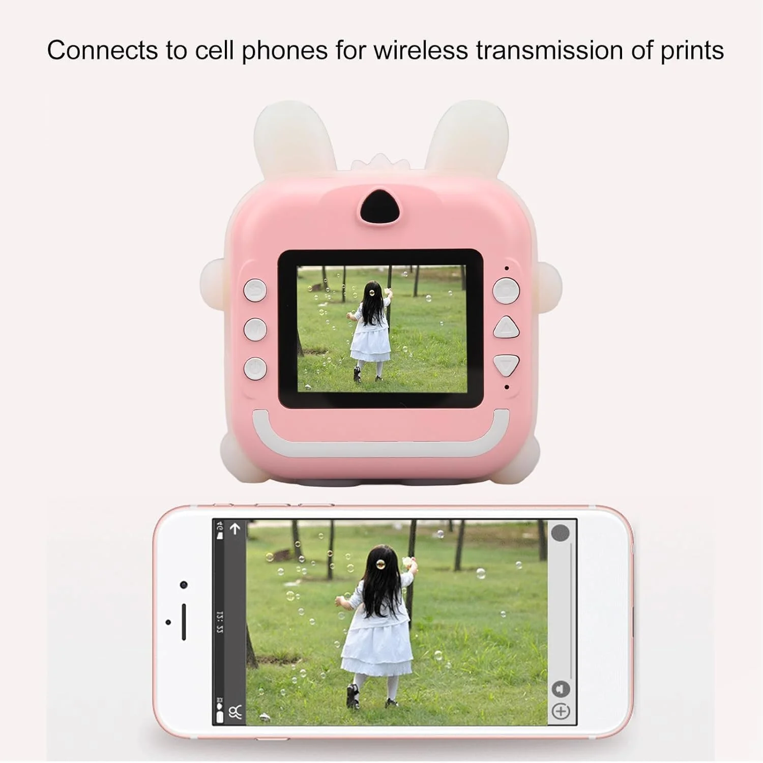 دوربین چاپ فوری کودکانه و چاپگر حرارتی کوچک بلوتوثی (3 رول کاغذ چاپ)، دوربین با صفحه نمایش 2.4 اینچی، عکس 48 مگاپیکسلی و فیلم 1080P، چاپگر عکس با بلوتوث هدیه برای دختران و پسران (صورتی) دوربین چاپ فوری کودکانه و چاپگر حرارتی کوچک بلوتوثی (3 رول کاغذ چاپ)، دوربین با صفحه نمایش 2.4 اینچی، عکس 48 مگاپیکسلی و فیلم 1080P، چاپگر عکس با بلوتوث هدیه برای دختران و پسران (صورتی)