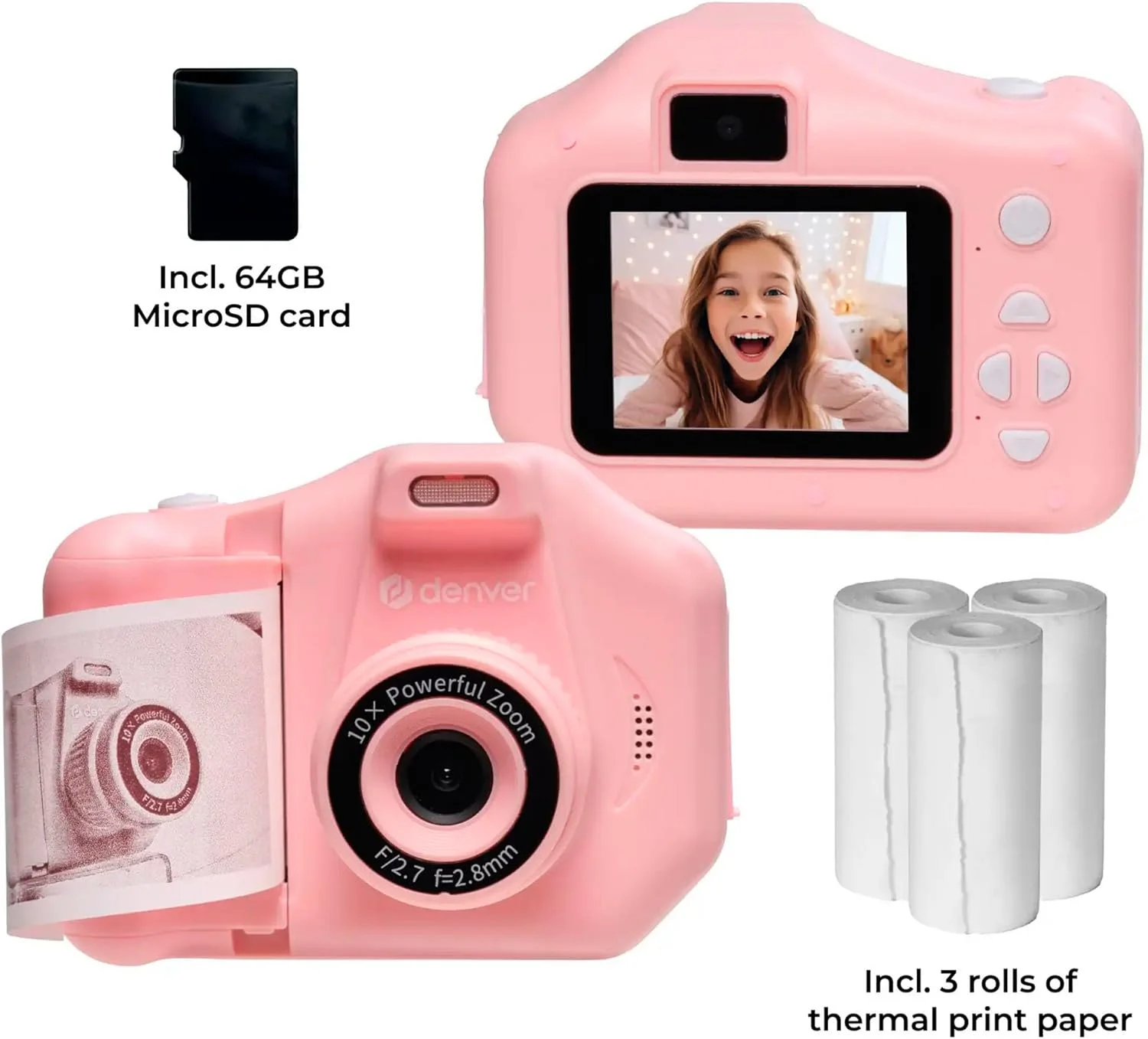 دوربین فوری دنور KPC-1370P صورتی