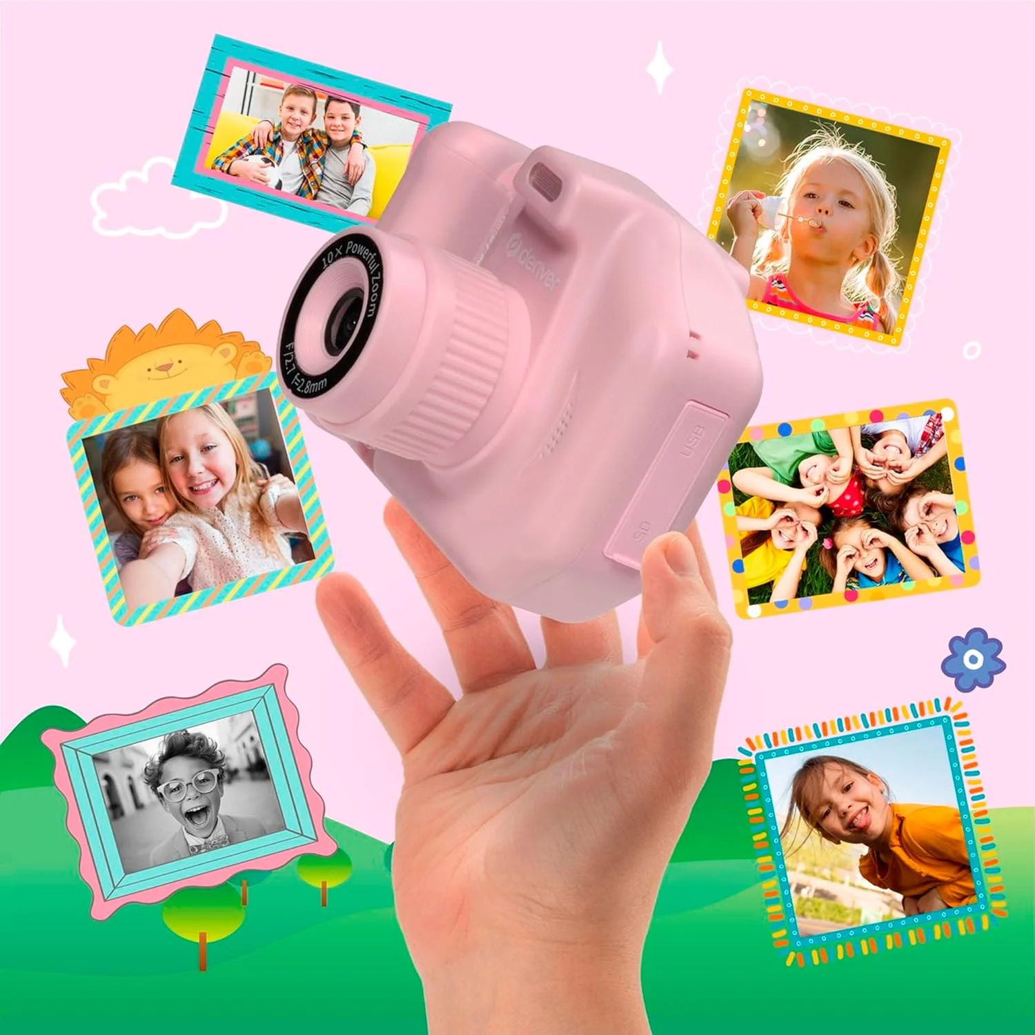 دوربین فوری دنور KPC-1370P صورتی