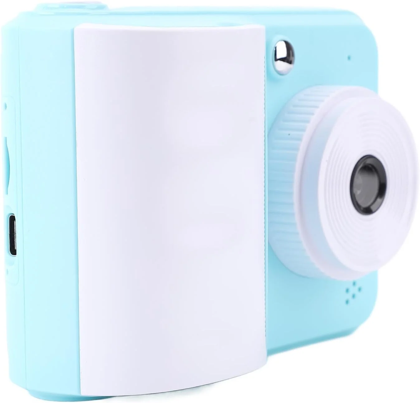 دوربین چاپ فوری Cryfokt، دوربین کارتونی چاپ فوری 1080P 48MP با قابلیت ضبط 90 دقیقه برای فعالیت های خارج از منزل (آبی)