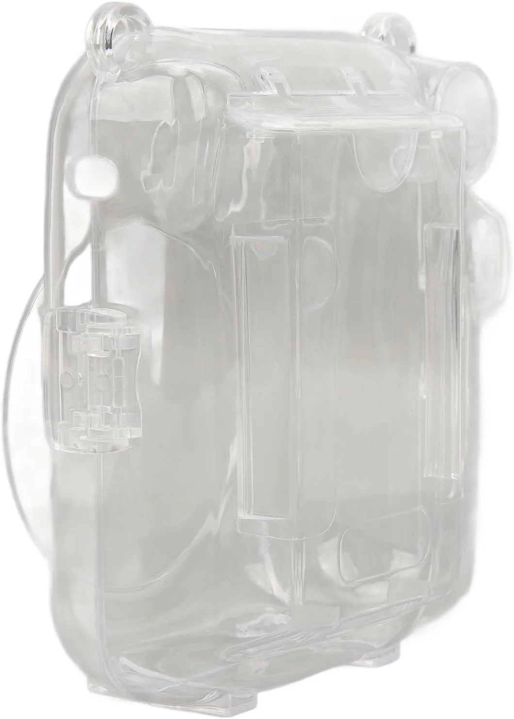 کیف محافظ شفاف دوربین Cryfokt با بند شانه و استیکر، کیف دوربین فوری قابل حمل برای مینی 12 [ظاهر نفیس] (سبز)