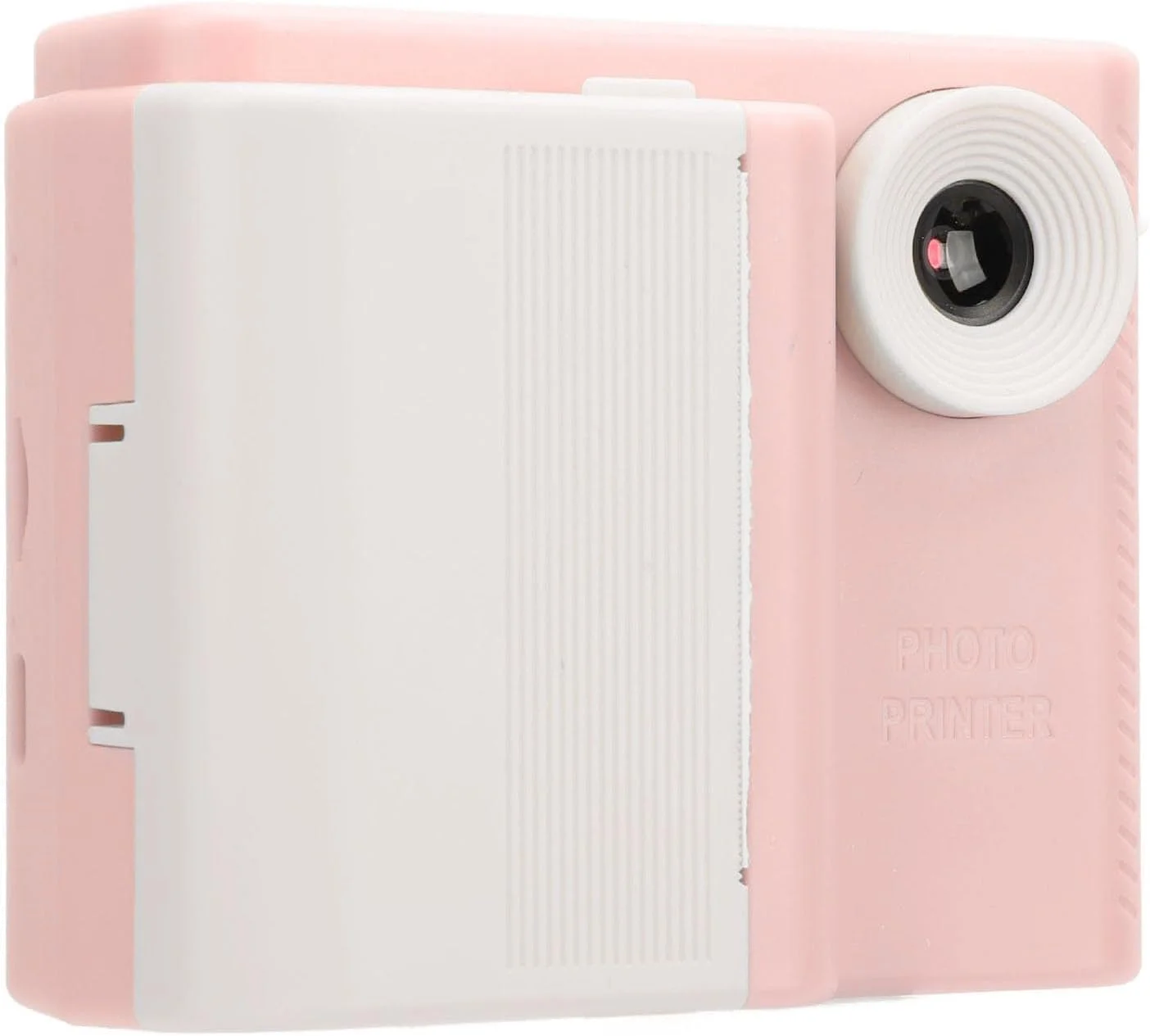 دوربین دیجیتال کودکانه با صفحه نمایش HD 2.8 اینچی، فوکوس خودکار، زوم 8X، ضد ضربه، بند آویز، اسباب بازی دوربین چاپ فوری، مناسب برای عکاسی بازی در فضای باز (صورتی)