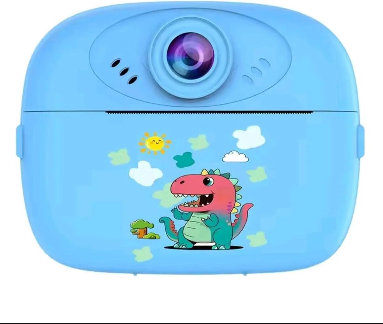 دوربین دیجیتال فوری چاپی کودکان LSHH، صفحه نمایش 2.4 اینچی، موجود در رنگ های آبی، صورتی و بنفش