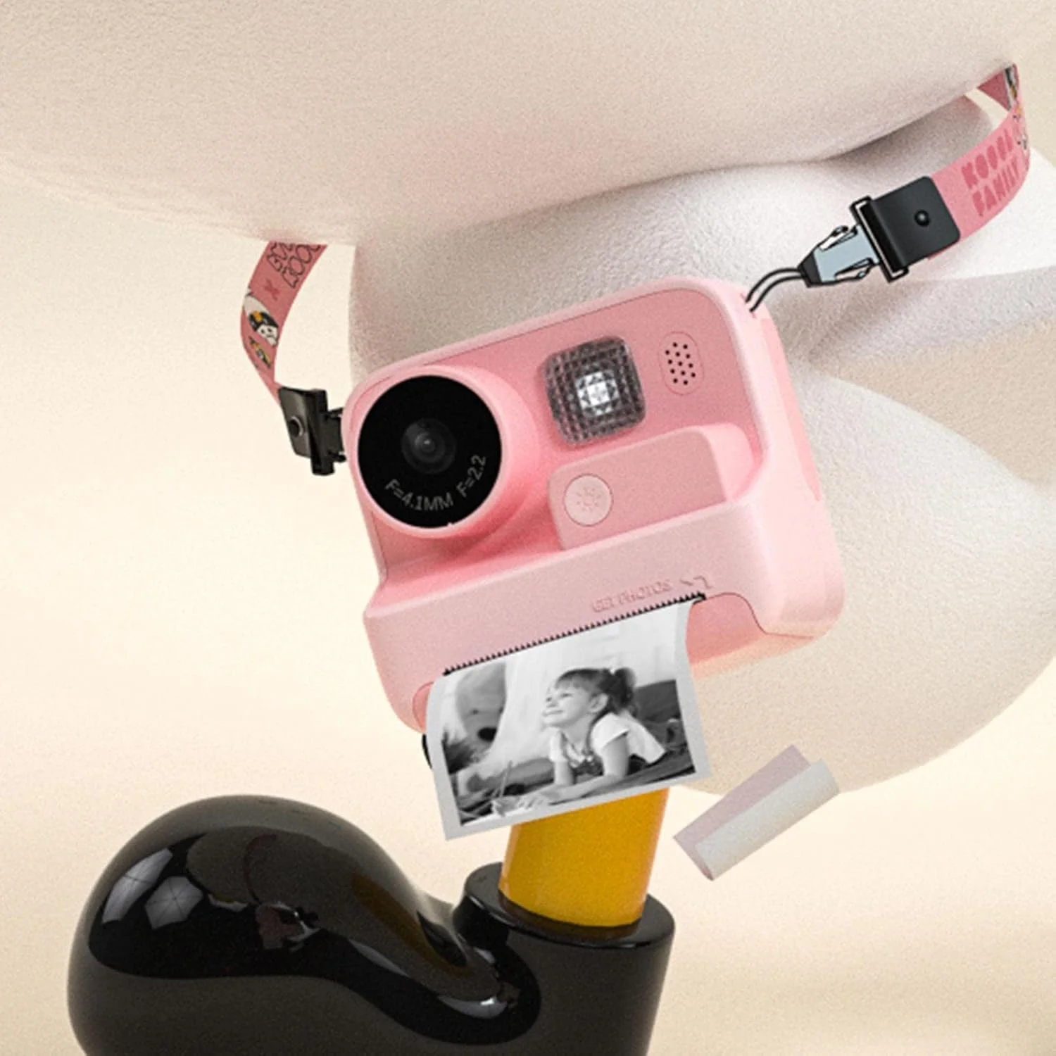 دوربین دیجیتال با قابلیت چاپ - دوربین دیجیتال فوری قابل شارژ با کاغذ چاپ، صفحه نمایش 2.0 اینچی IPS، دوربین فیلمبرداری 1080P - هدیه دوربین فیلمبرداری حرارتی برای دختران، پسران، کودکان