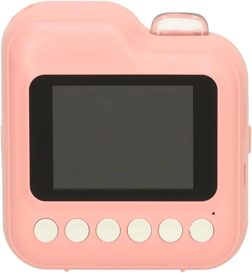 دوربین دیجیتال فوری کودکانه با پرینتر حرارتی، کارت حافظه 32 گیگابایتی، صورتی