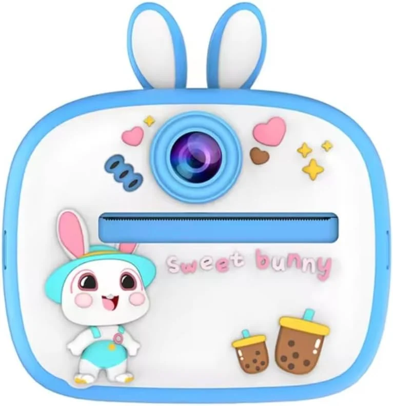 دوربین دیجیتال کودکانه، چاپ فوری، دوربین فیلمبرداری و عکاسی کوچک با چاپ حرارتی، اسباب بازی عکاسی بدون جوهر برای پسران و دختران