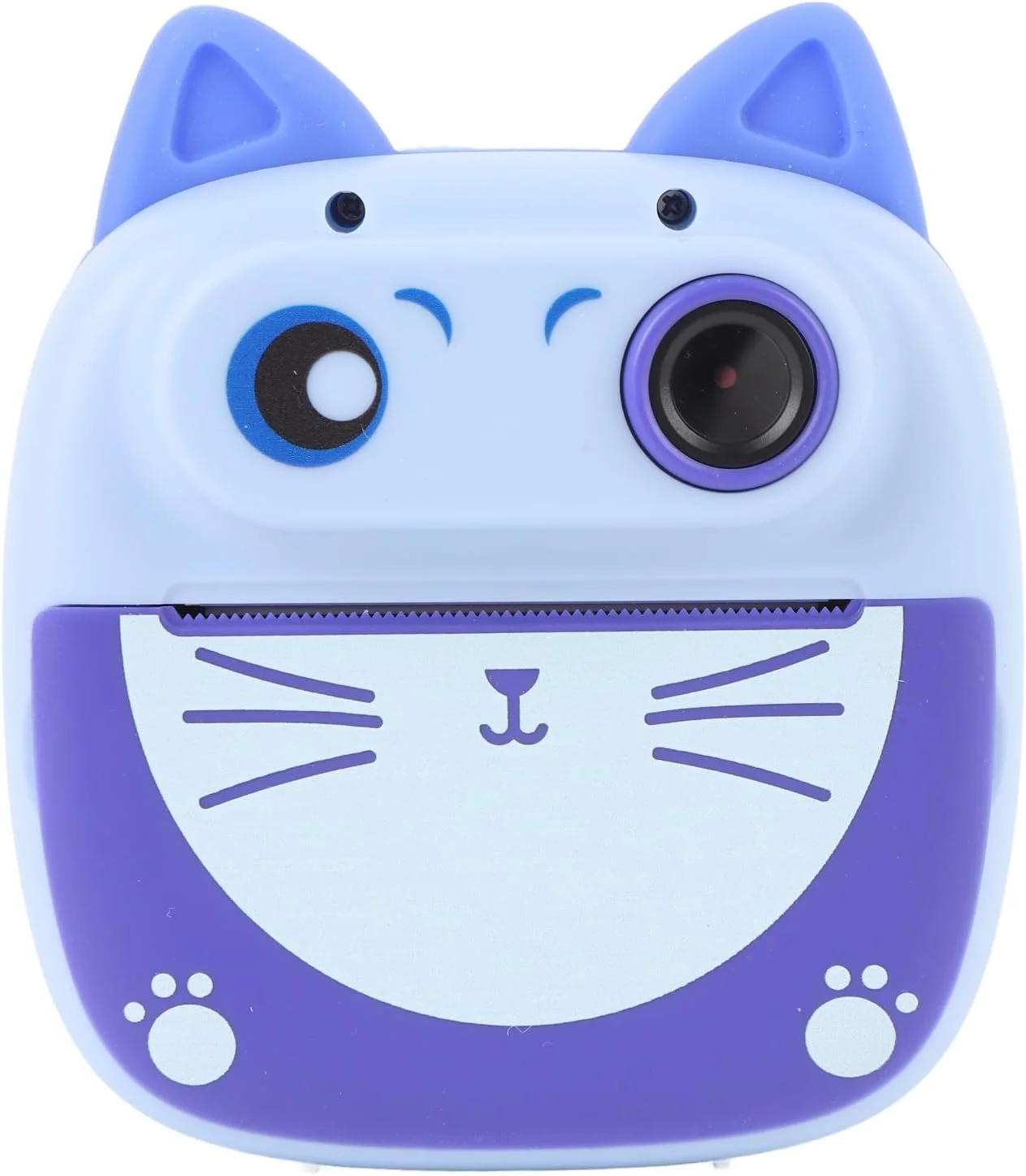 دوربین فوری Fabater، دوربین سلفی 20 مگاپیکسلی HD با لنز دوگانه و زوم 4 برابر برای مسافرت پسران و دختران، جمع و جور و زیبا (آبی)