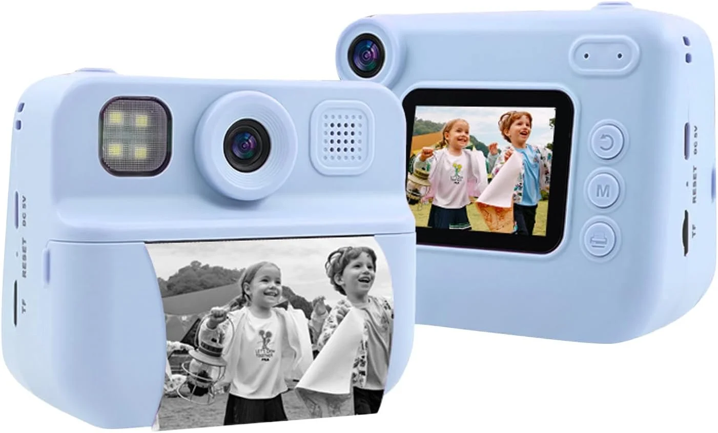 دوربین دیجیتال کودکان فاباتر، دوربین فوری 1080P با قابلیت عکس و فیلم، هدیه تولد برای پسران و دختران (آبی)