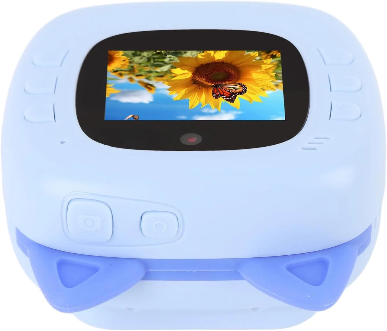 دوربین فوری Fabater، دوربین سلفی 20 مگاپیکسلی HD با لنز دوگانه و زوم 4 برابر برای مسافرت پسران و دختران، جمع و جور و زیبا (آبی)