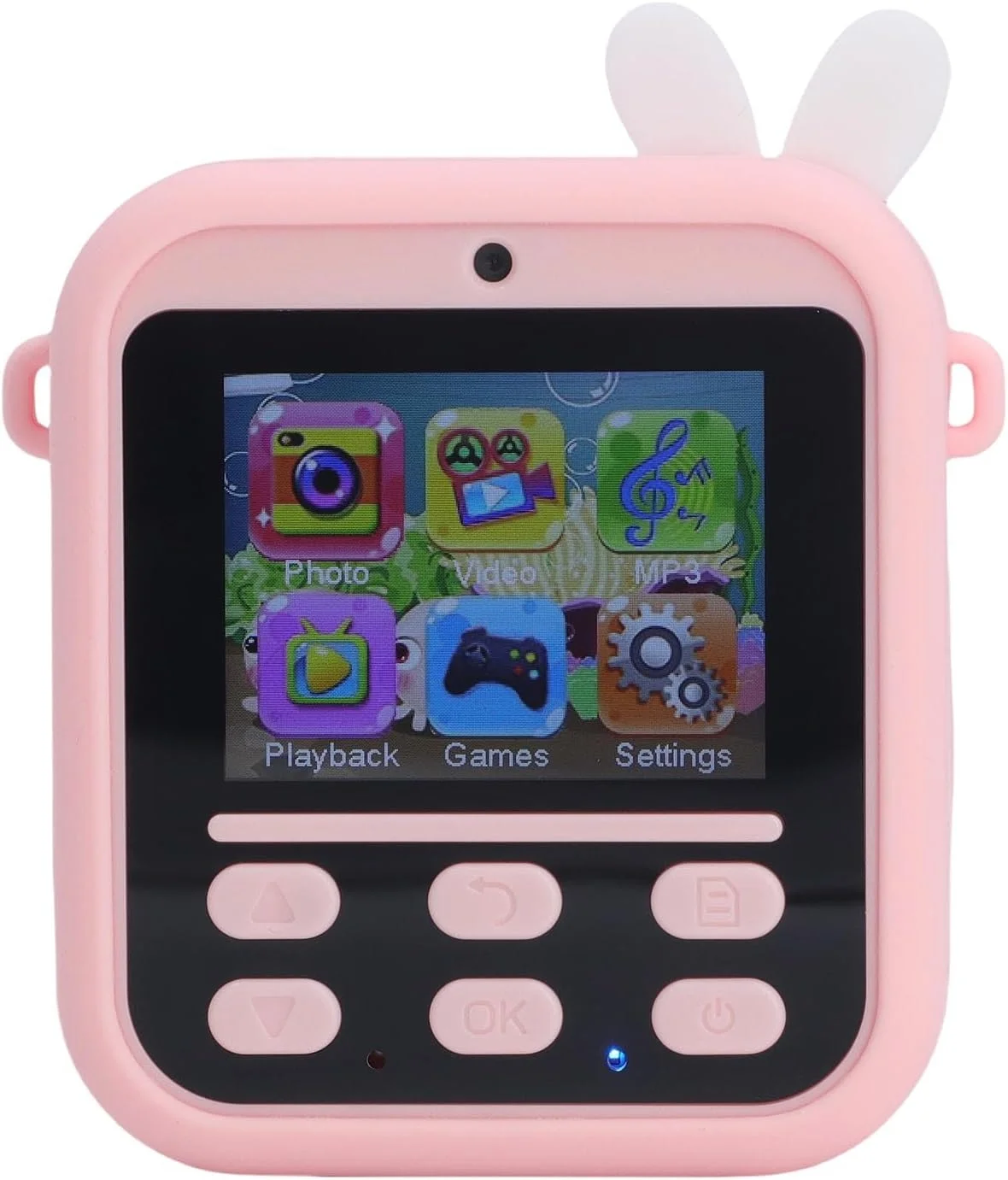 دوربین چاپ فوری عمومی با لنز دوگانه چند منظوره (خرگوش صورتی)