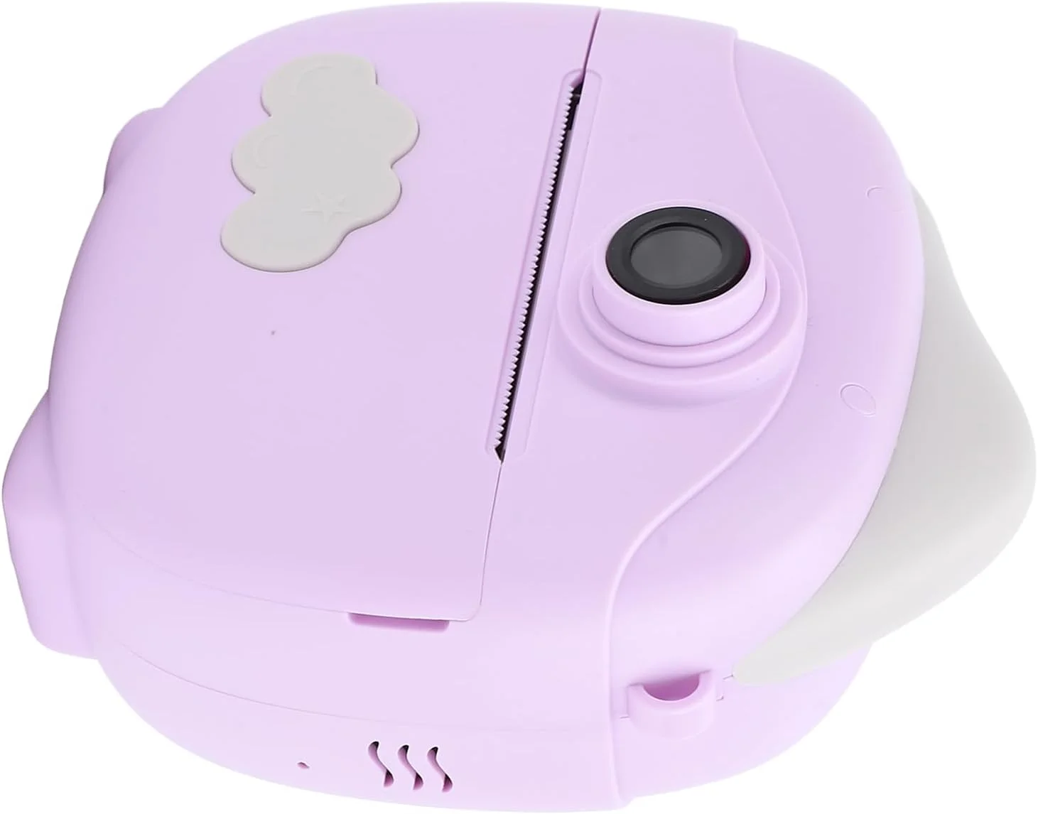 دوربین فوری جنریک، صفحه نمایش 2.4 اینچی، دوربین چاپ حرارتی فوری 12 مگاپیکسل FHD 800mAh Type C مناسب سفر (بنفش)