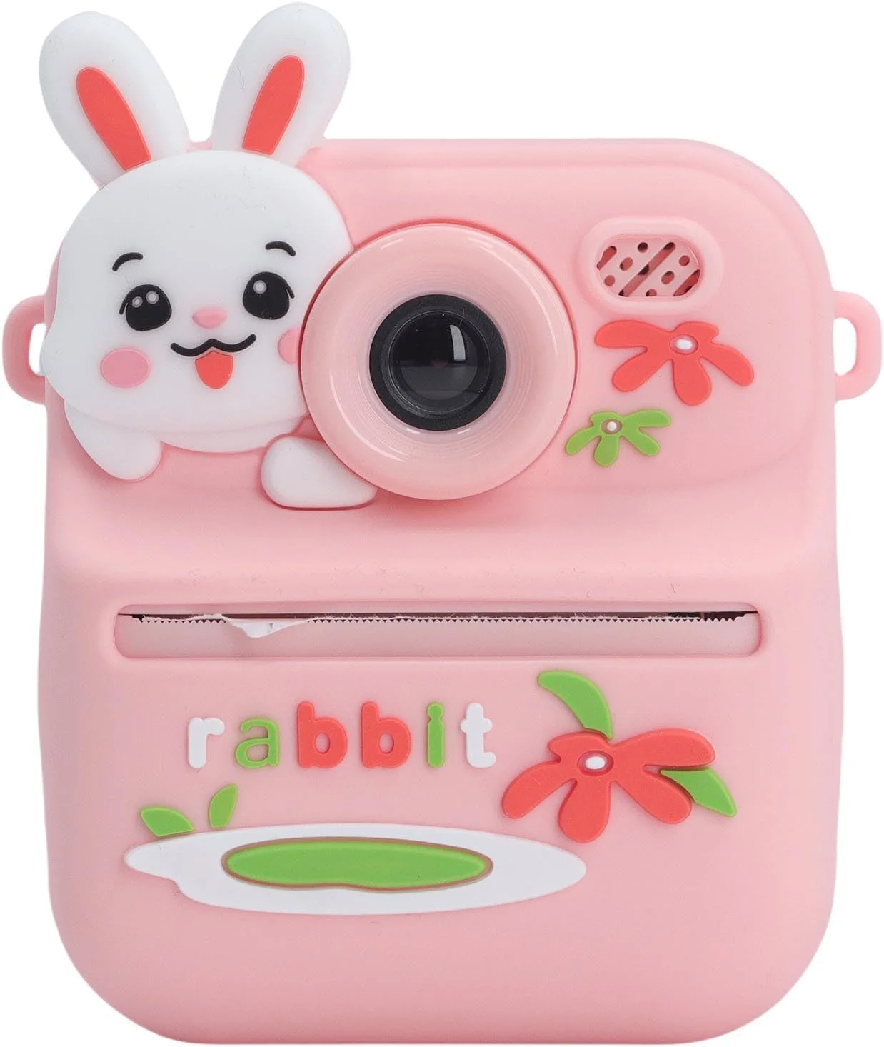 دوربین چاپ فوری عمومی با لنز دوگانه چند منظوره (خرگوش صورتی)