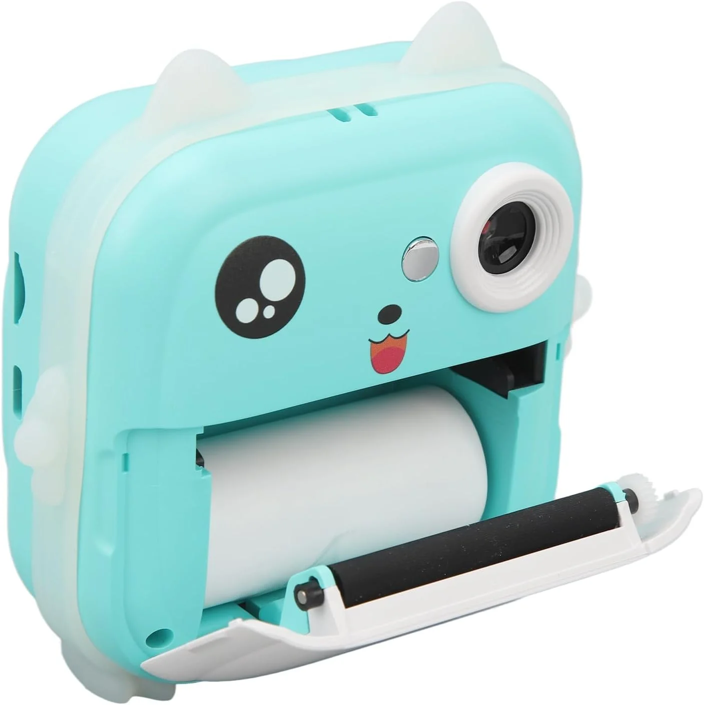 دوربین دیجیتال مینی فوری کودکان با طرح کارتونی بامزه، دوربین هوشمند کودکان با کیفیت HD و مواد سازگار با محیط زیست (آبی)