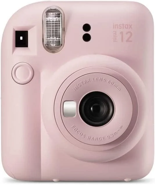 دوربین فوری فوجی فیلم Instax Mini 12 - صورتی شکوفه ای + 2 بسته فیلم