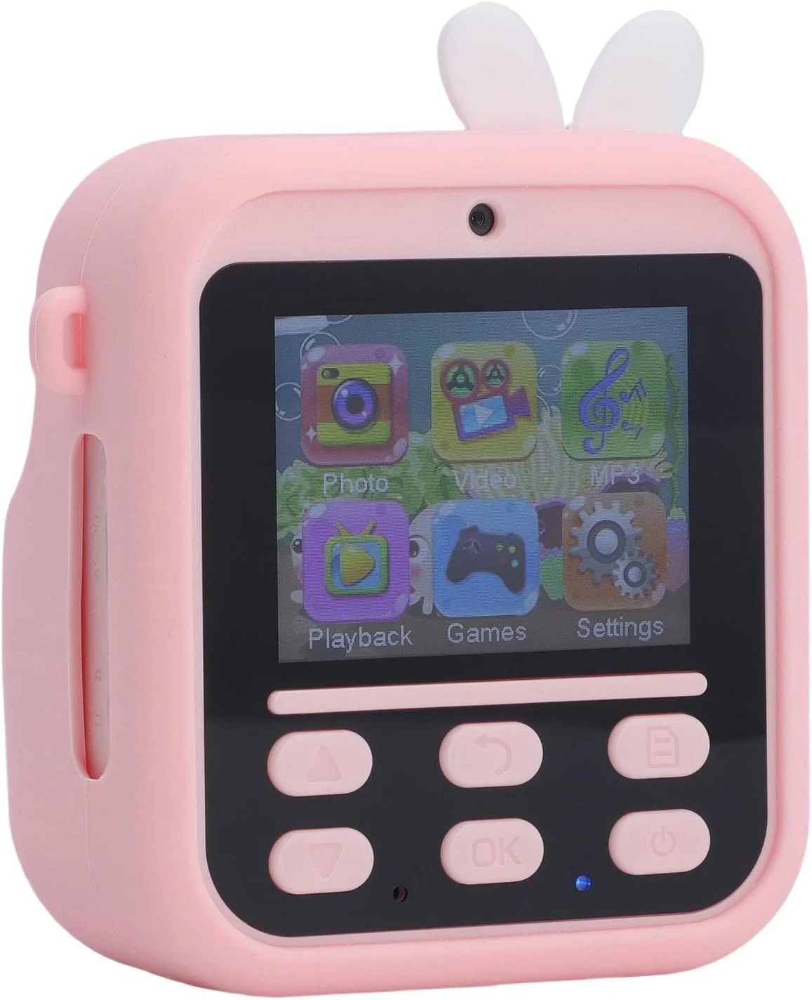 دوربین چاپ فوری عمومی با لنز دوگانه چند منظوره (خرگوش صورتی)