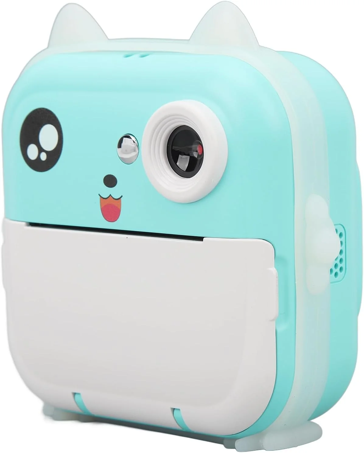 دوربین چاپ فوری کودکانه گوشیدا، دوربین فیلمبرداری دیجیتال 1080P، صفحه نمایش HD 2.4 اینچی، دوربین دیجیتال چاپ هوشمند 24 مگاپیکسلی، هدیه برای کودکان 3 تا 12 سال (آبی)