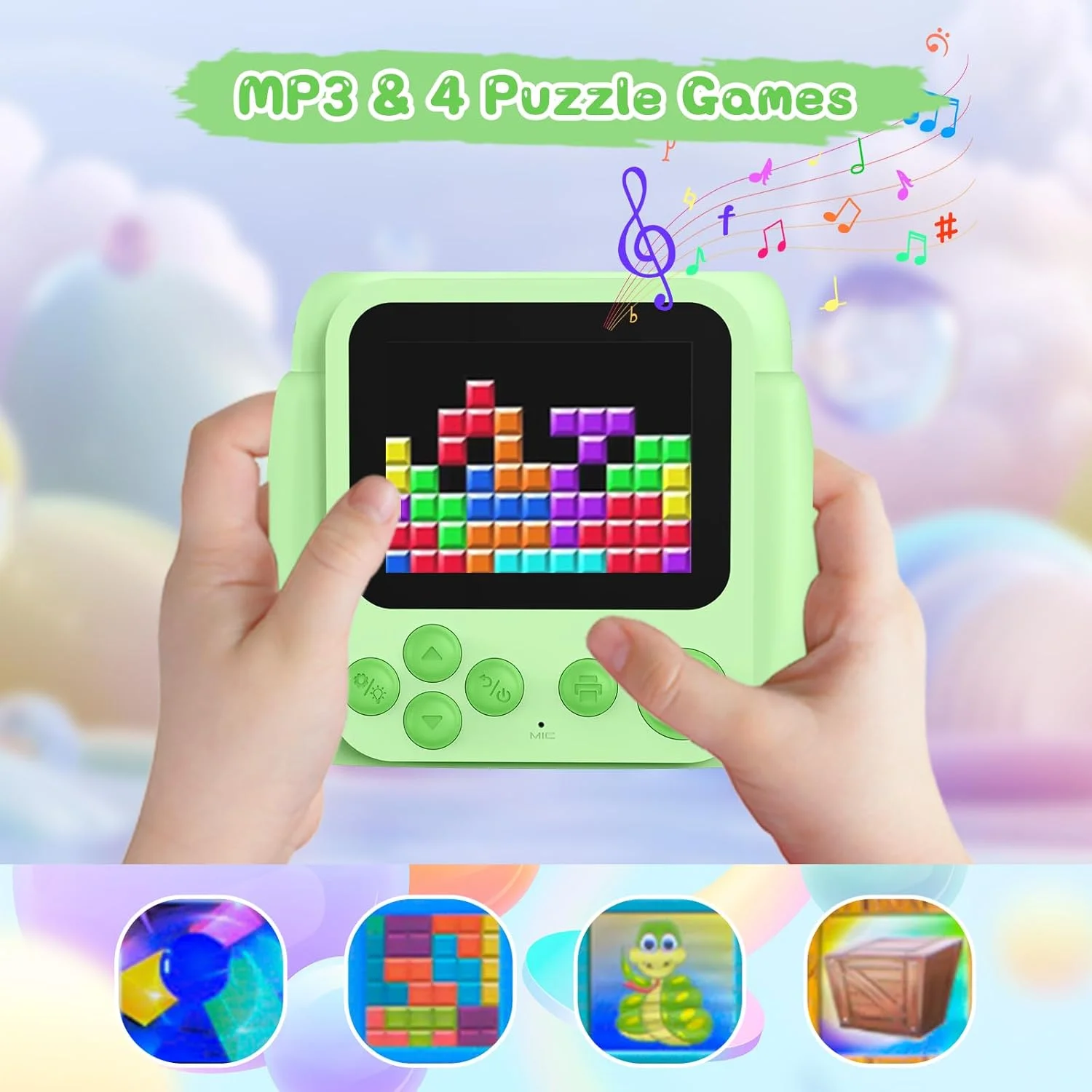 دوربین فوری کودکانه Gofunly، دوربین فوری 2.4 اینچی برای کودکان به همراه کارت 32 گیگابایتی، دوربین دیجیتال HD 1080P هدیه کودکان برای دختران و پسران 3 تا 12 سال